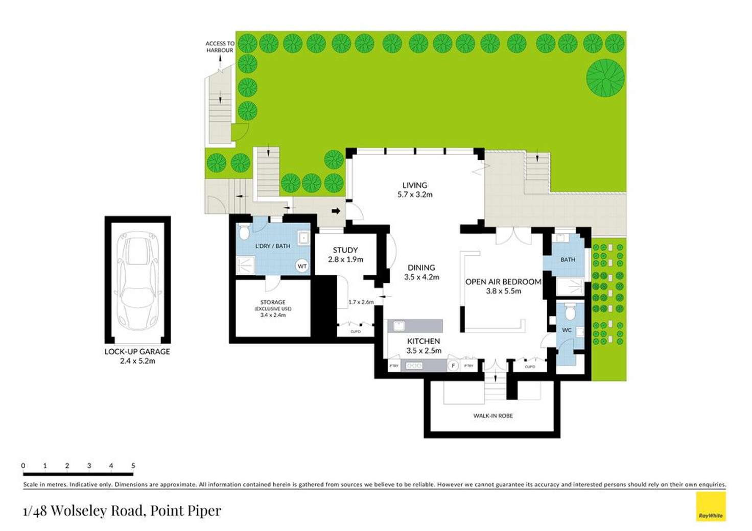 Floorplan of Homely apartment listing, 1/48 Wolseley Road, Point Piper NSW 2027