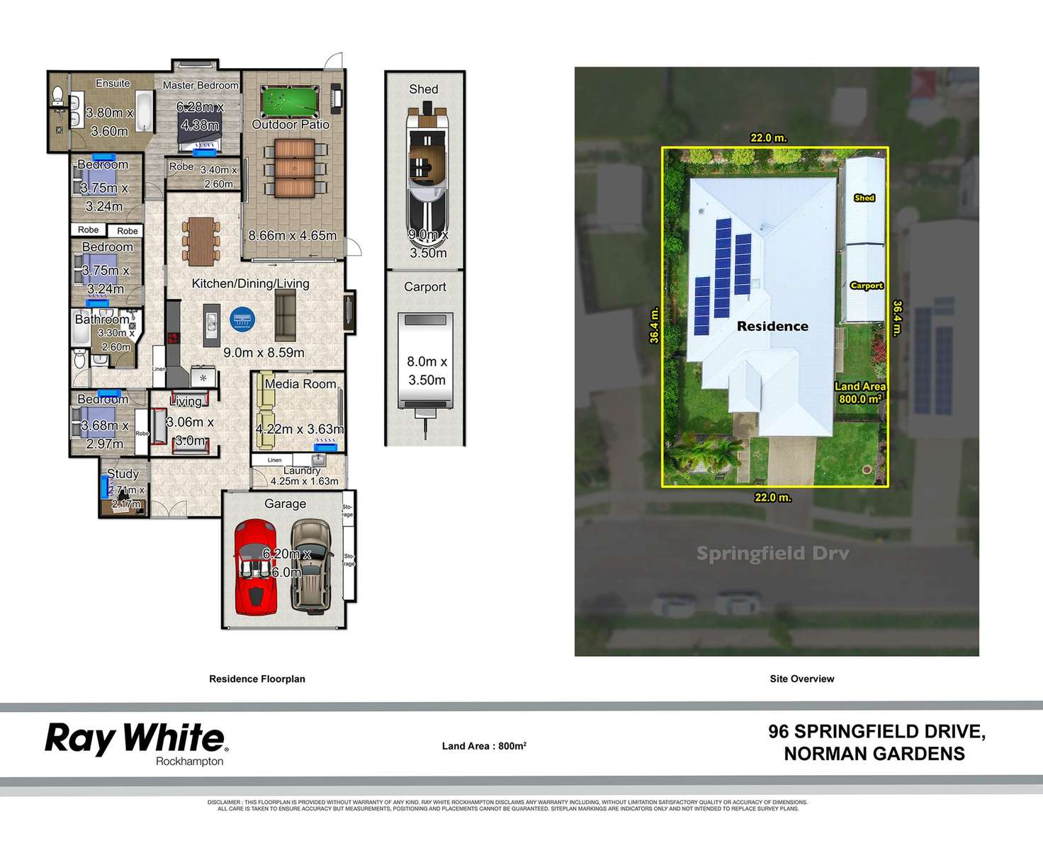 Floorplan of Homely house listing, 96 Springfield Drive, Norman Gardens QLD 4701