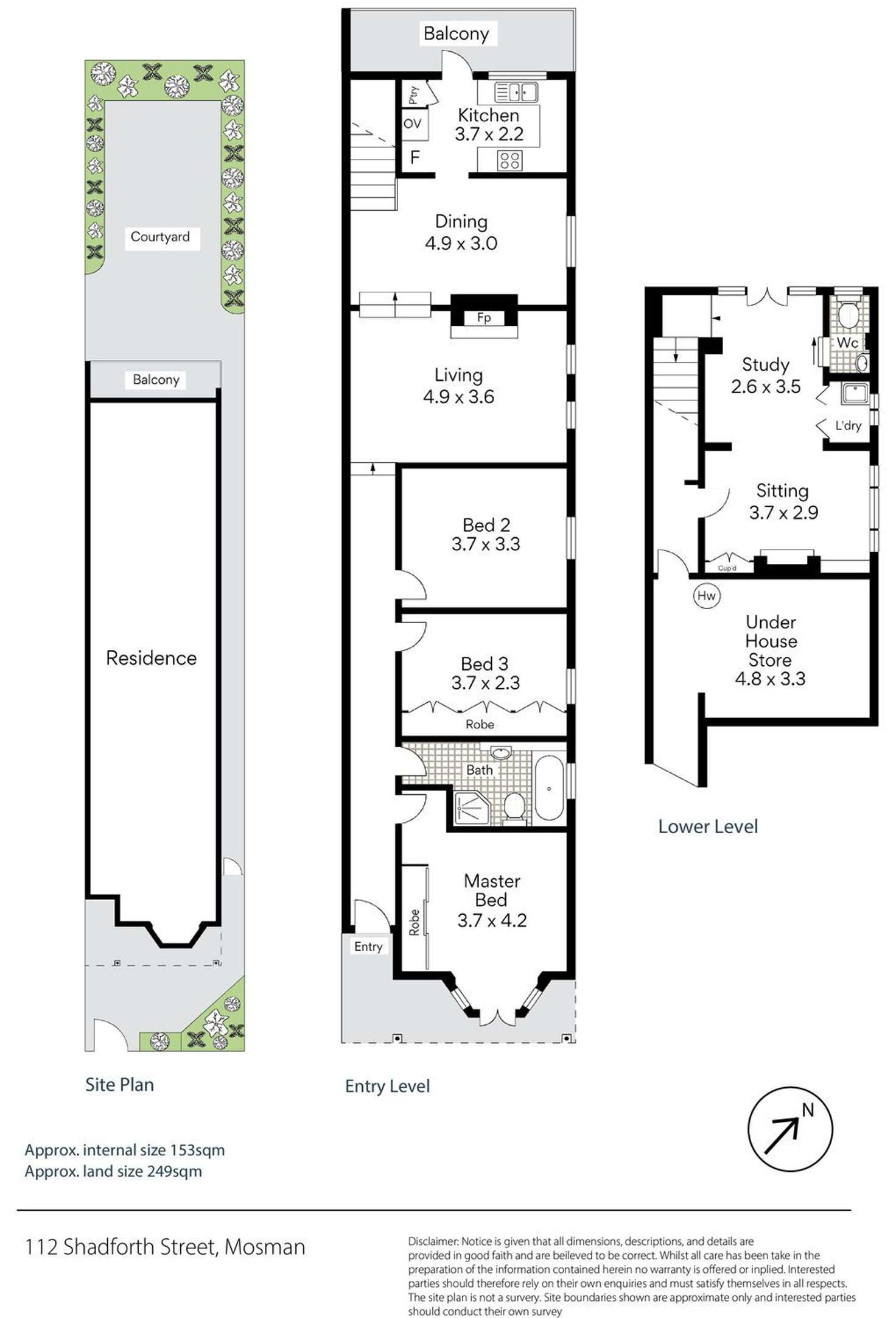 Floorplan of Homely house listing, 112 Shadforth Street, Mosman NSW 2088
