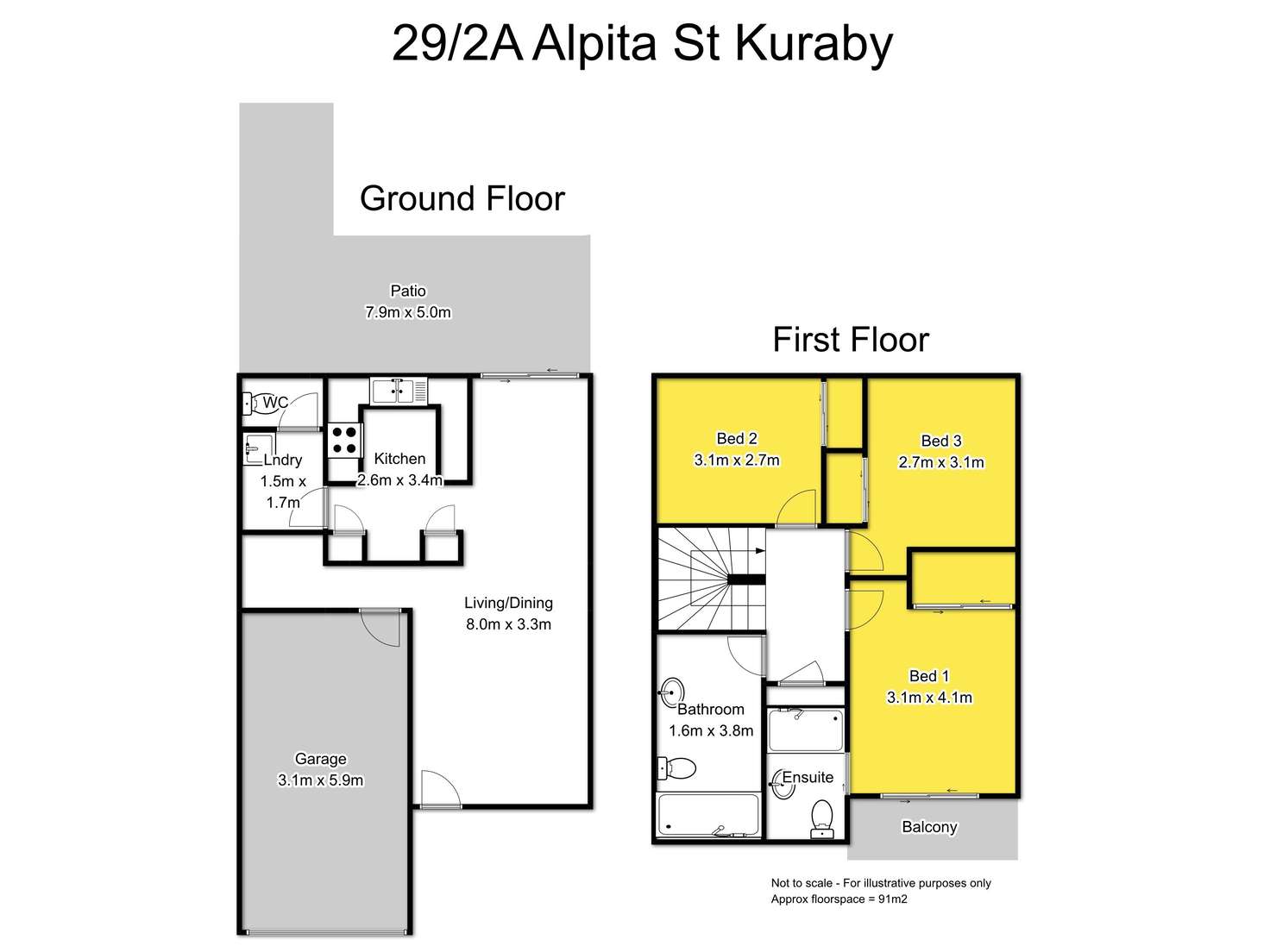 Floorplan of Homely house listing, 29/2A Alpita Street, Kuraby QLD 4112