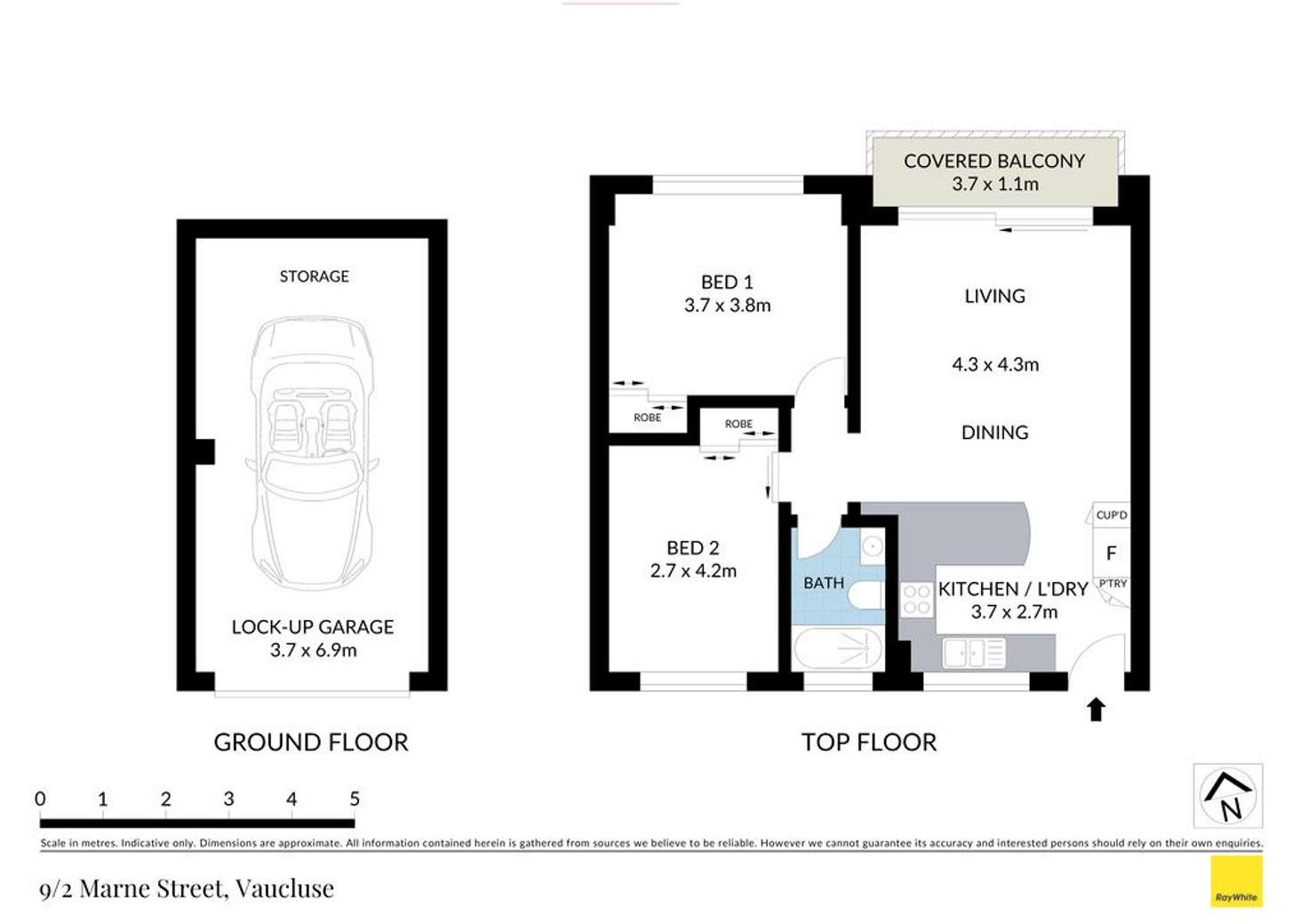 Floorplan of Homely apartment listing, 9/2 Marne Street, Vaucluse NSW 2030