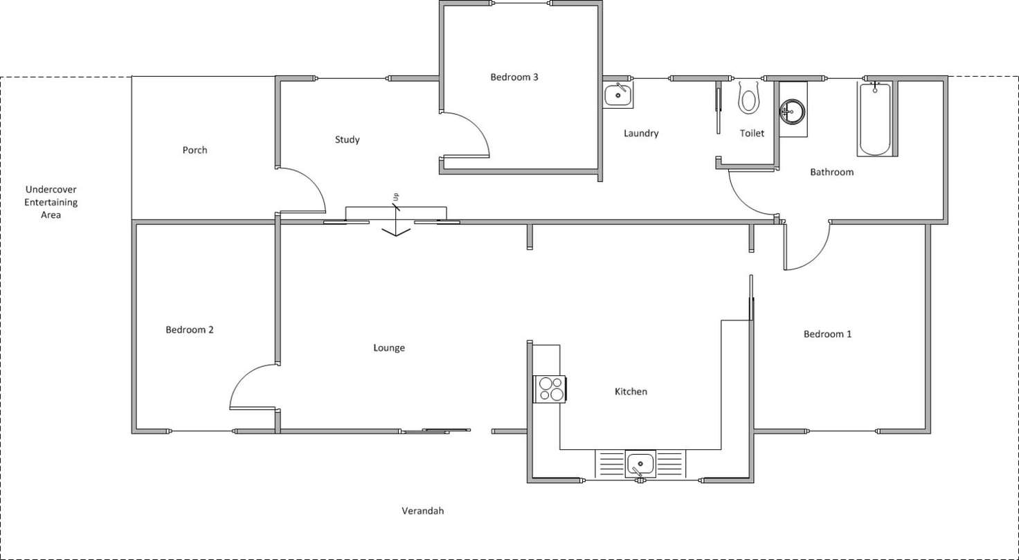 Floorplan of Homely house listing, 8 First Street, Wool Bay SA 5575