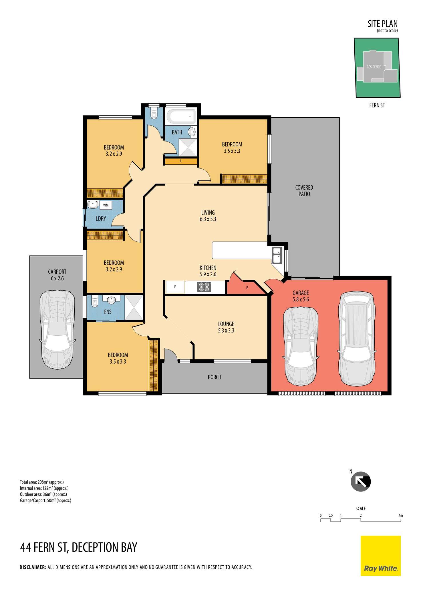 Floorplan of Homely house listing, 44 Fern Street, Deception Bay QLD 4508