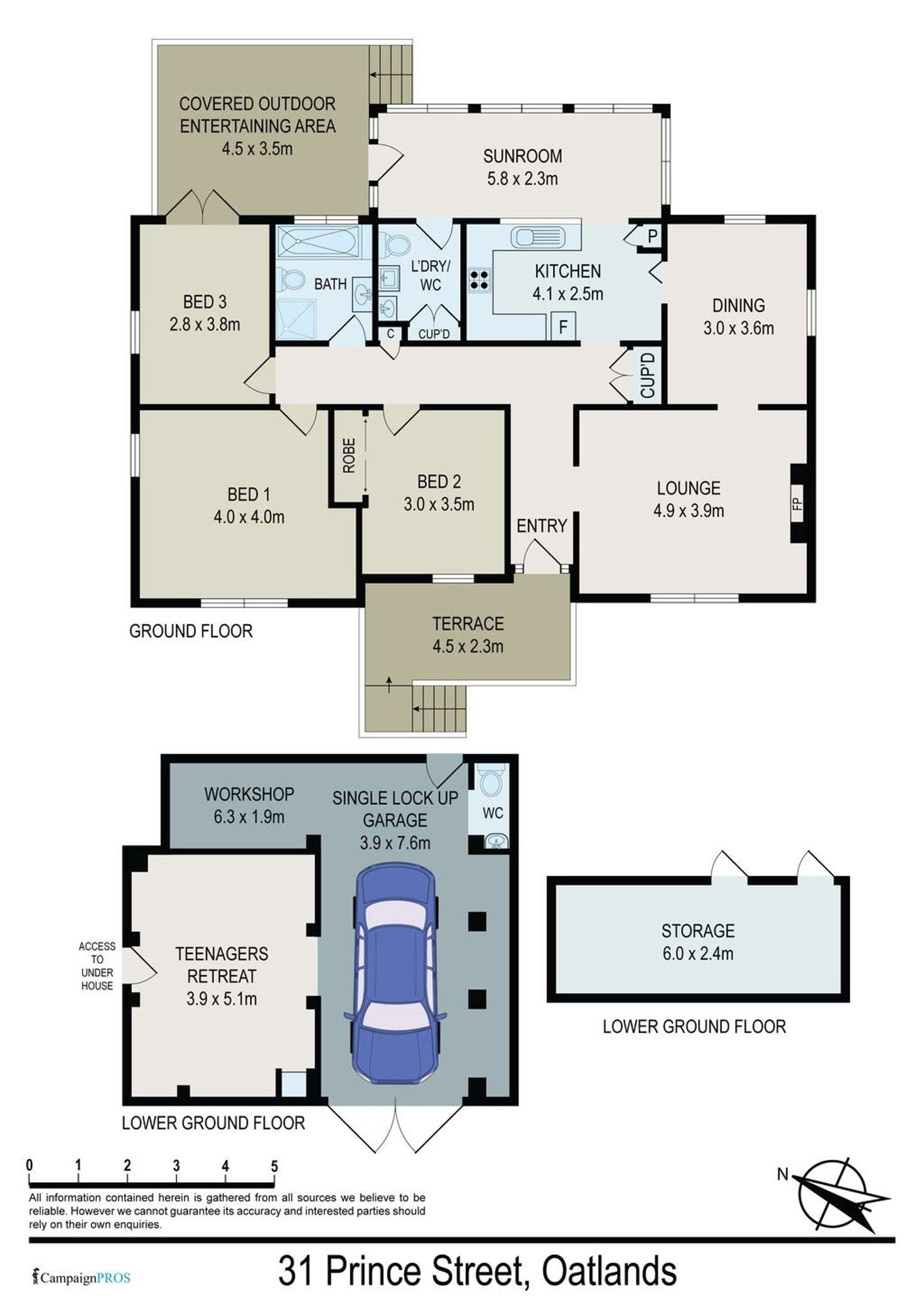 Floorplan of Homely house listing, 31 Prince Street, Oatlands NSW 2117