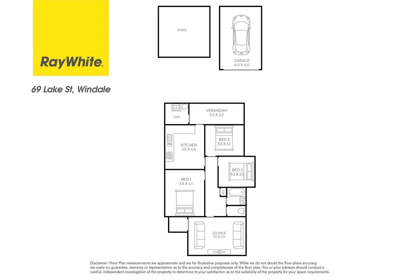 Floorplan of Homely house listing, 69 Lake Street, Windale NSW 2306