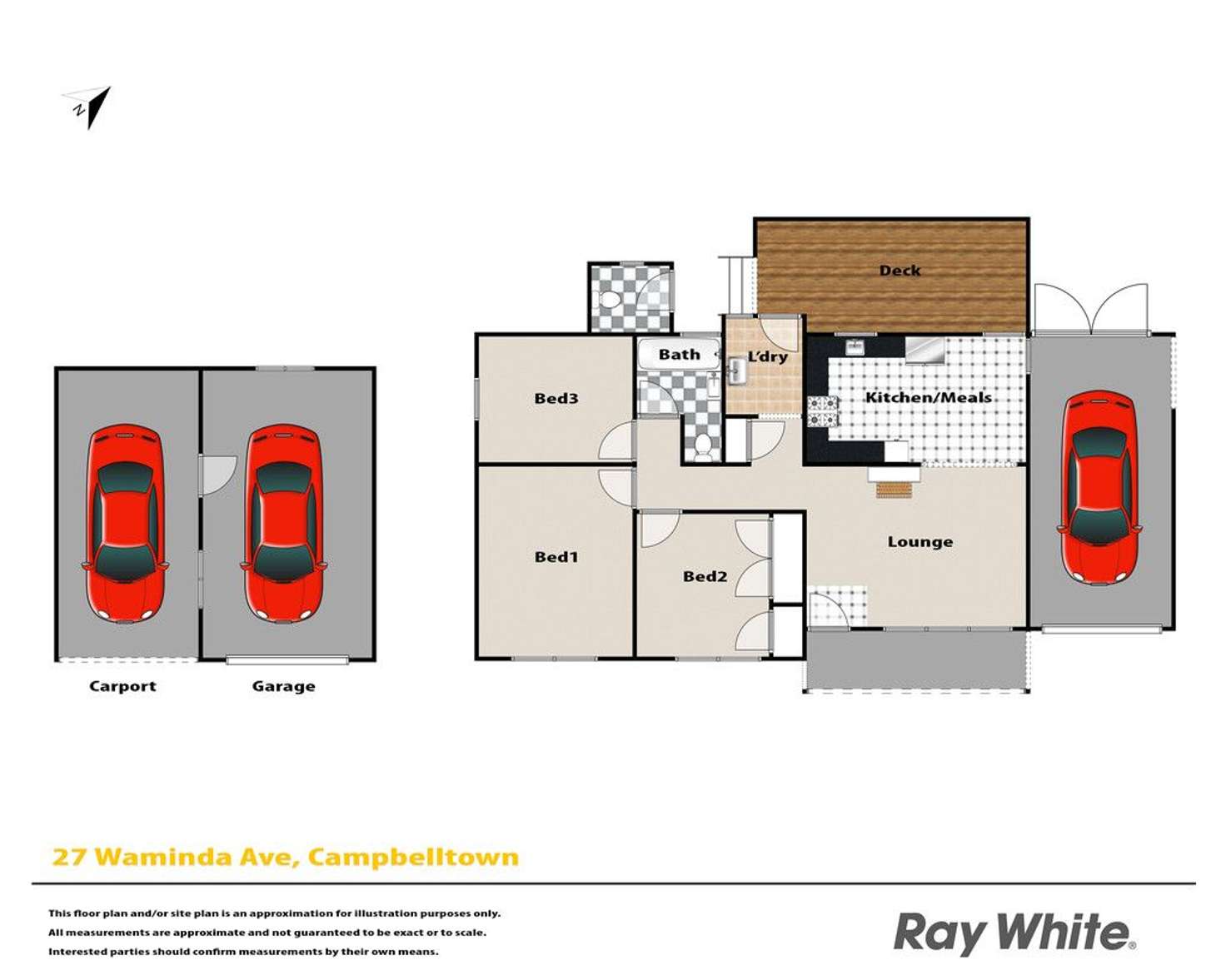 Floorplan of Homely house listing, 27 Waminda Avenue, Campbelltown NSW 2560