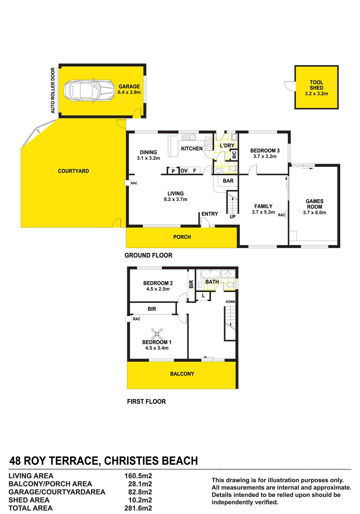 Floorplan of Homely house listing, 48 Roy Terrace, Christies Beach SA 5165