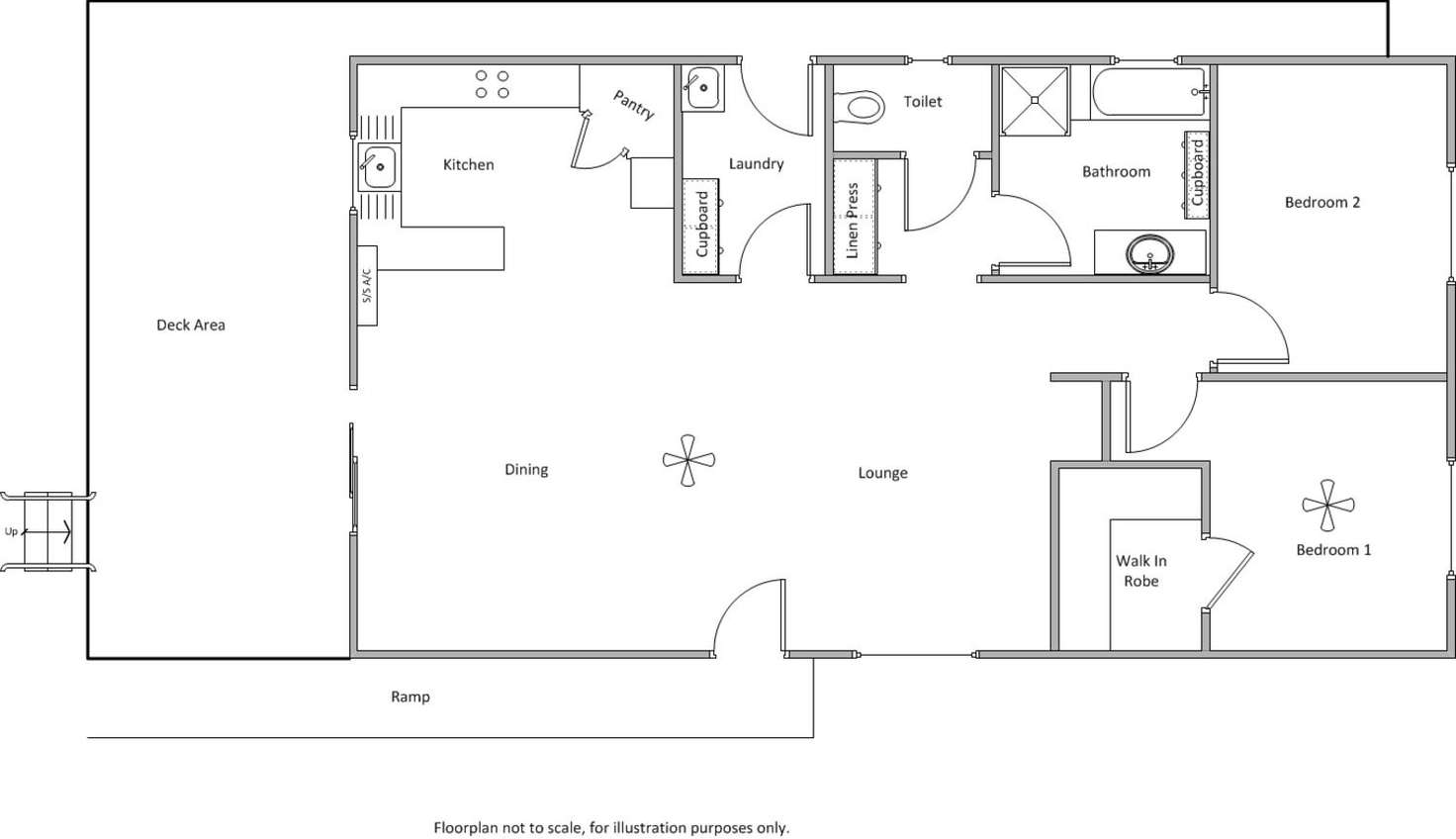 Floorplan of Homely house listing, 4 Perry Street, Edithburgh SA 5583