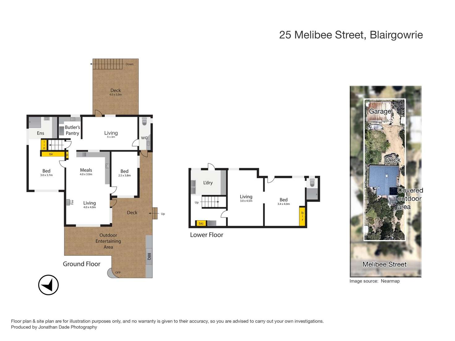 Floorplan of Homely house listing, 25 Melibee Street, Blairgowrie VIC 3942