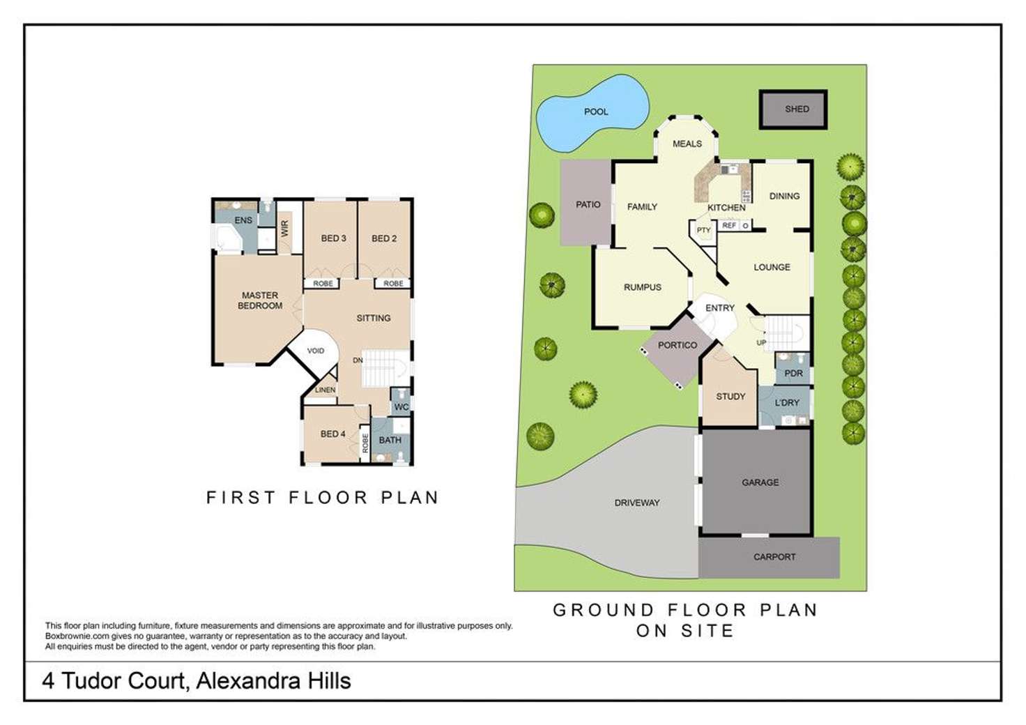 Floorplan of Homely house listing, 4 Tudor Court, Alexandra Hills QLD 4161