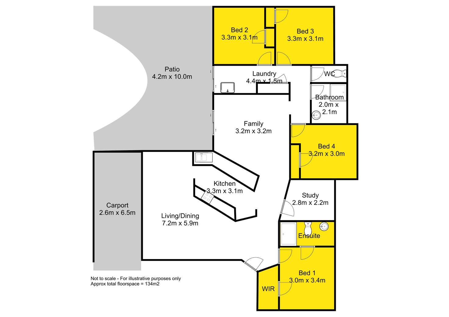 Floorplan of Homely house listing, 6 Viewbank Court, Beenleigh QLD 4207