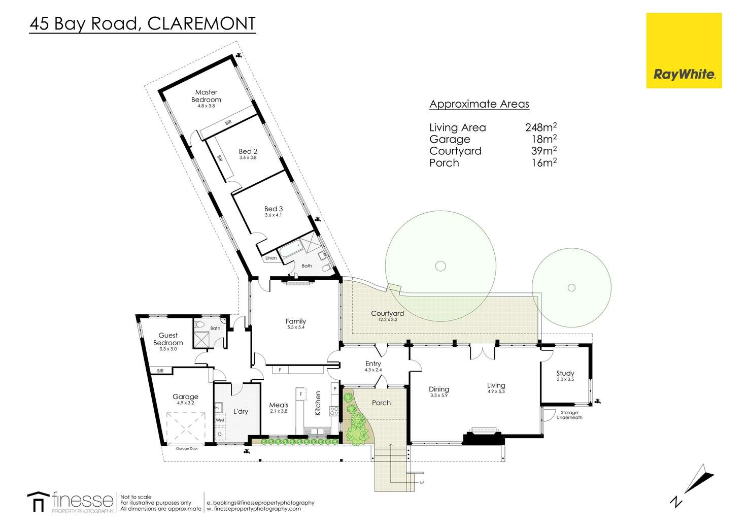 Floorplan of Homely house listing, 45 Bay Road, Claremont WA 6010