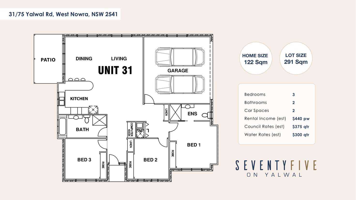 Floorplan of Homely house listing, 31/75 Yalwal Road, West Nowra NSW 2541