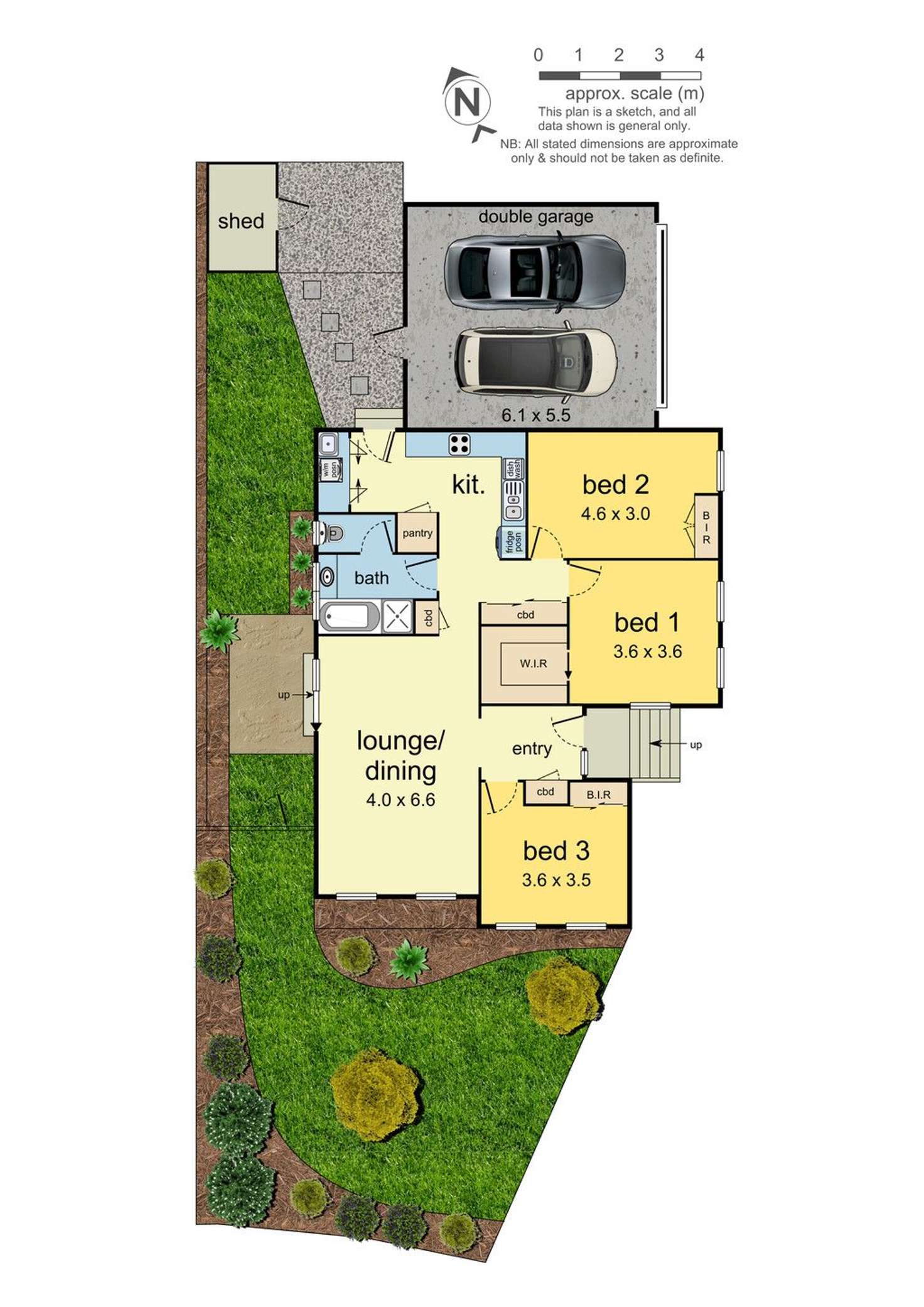 Floorplan of Homely unit listing, 1/13 Cloverdale Court, Mulgrave VIC 3170