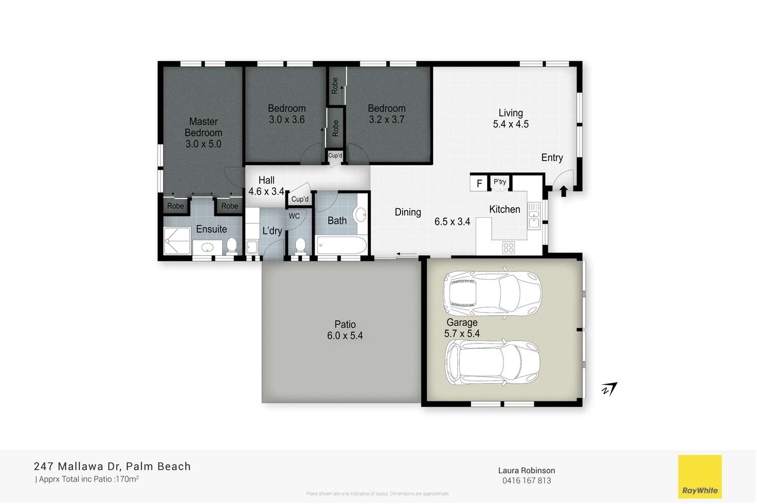 Floorplan of Homely house listing, 247 Mallawa Drive, Palm Beach QLD 4221