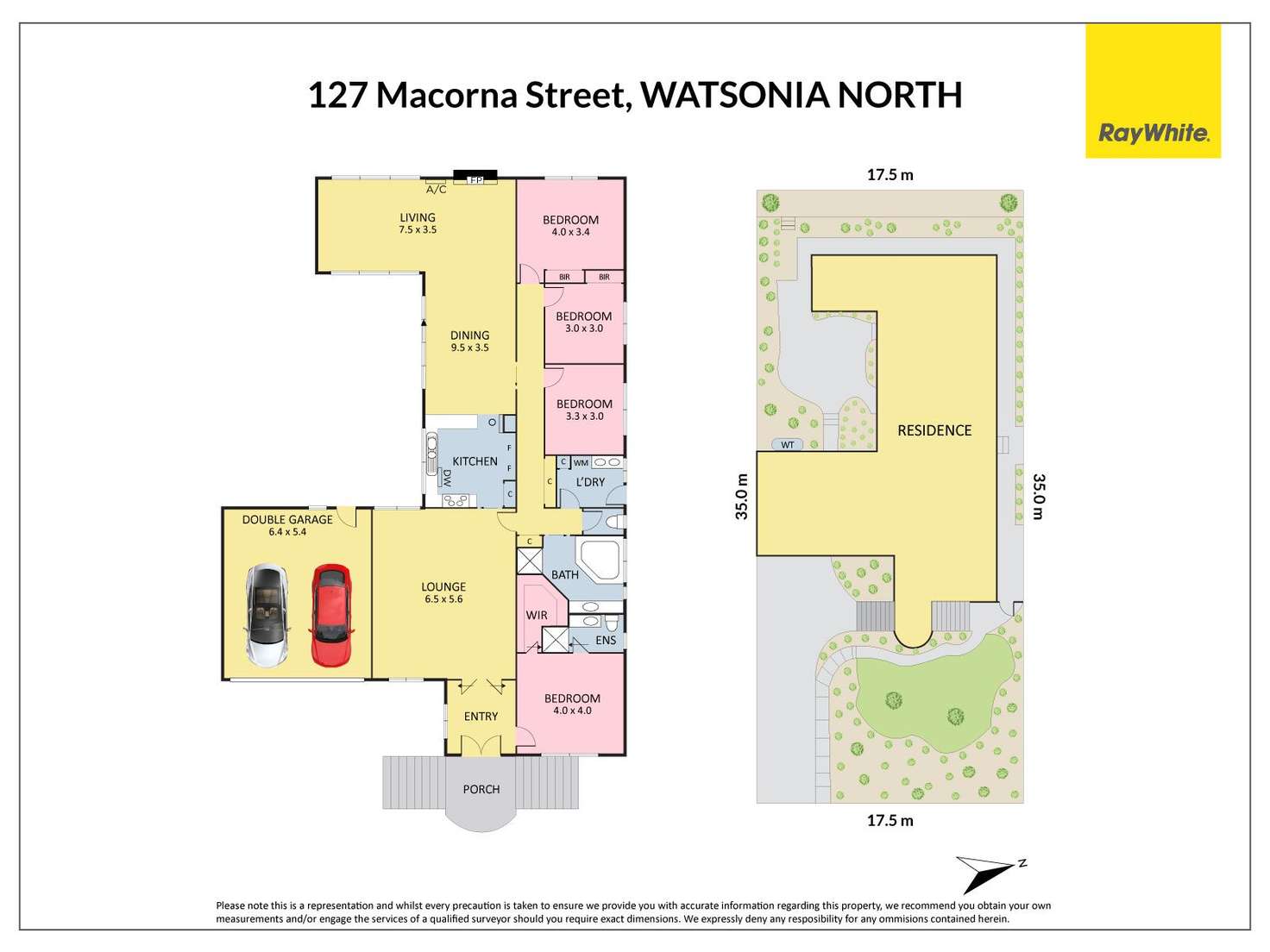 Floorplan of Homely house listing, 127 Macorna Street, Watsonia North VIC 3087