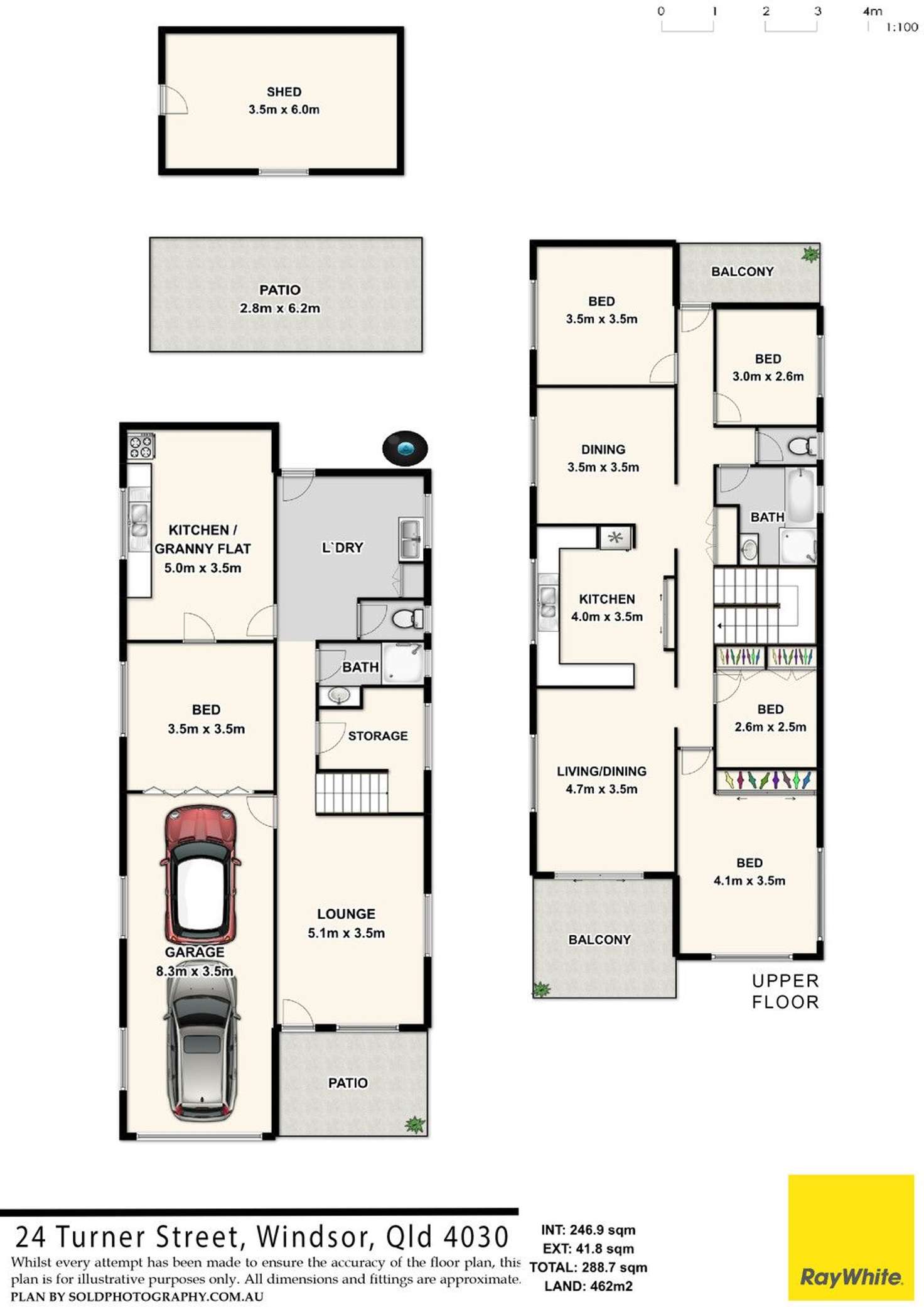 Floorplan of Homely house listing, 24 Turner Street, Windsor QLD 4030