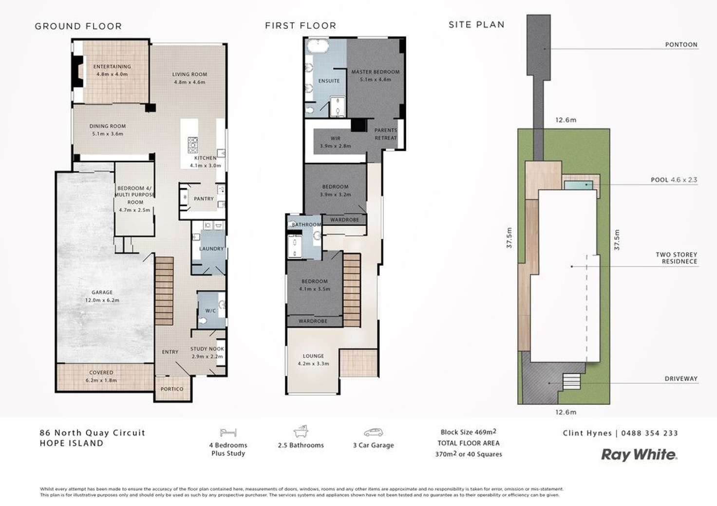 Floorplan of Homely house listing, 86 North Quay Circuit, Hope Island QLD 4212