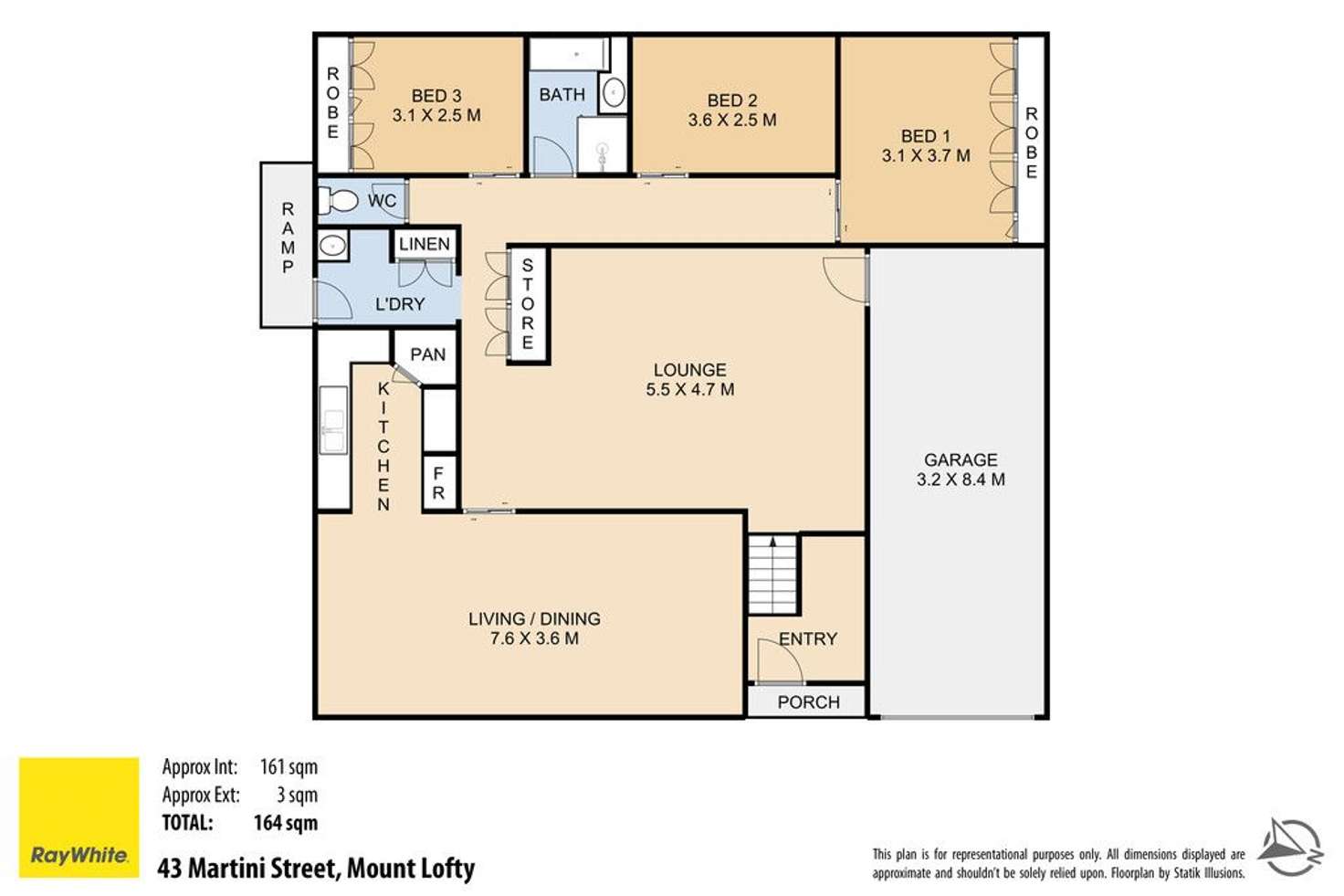 Floorplan of Homely house listing, 43 Martini Street, Mount Lofty QLD 4350