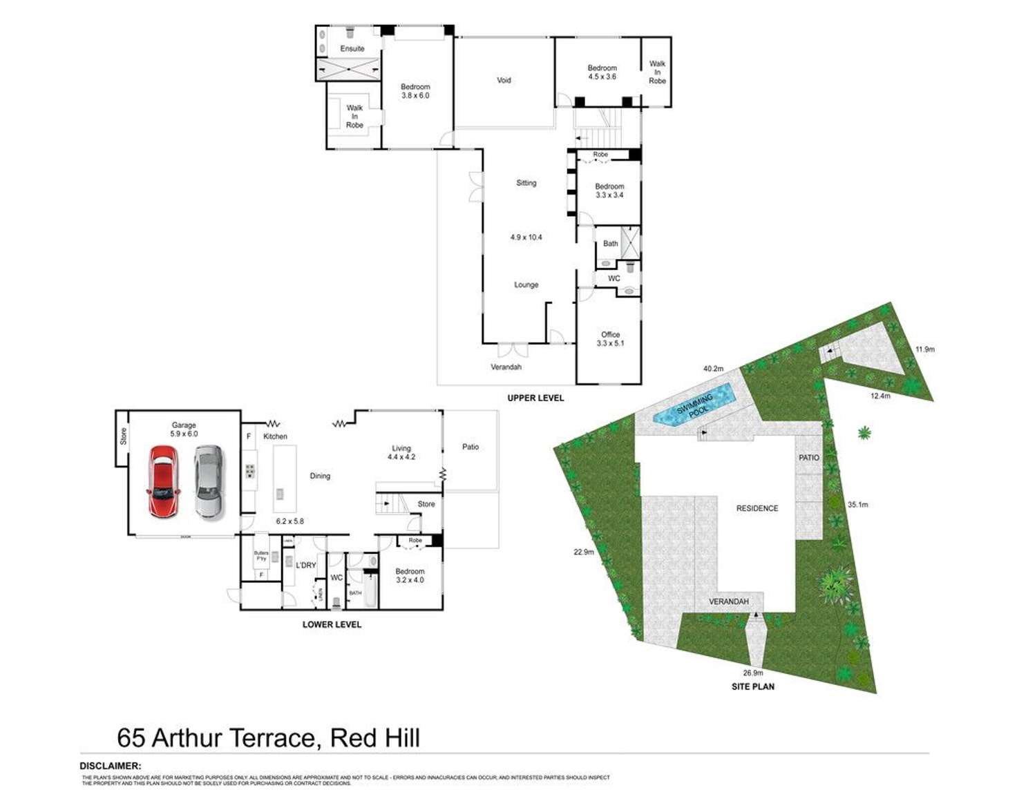 Floorplan of Homely house listing, 65 Arthur Terrace, Red Hill QLD 4059