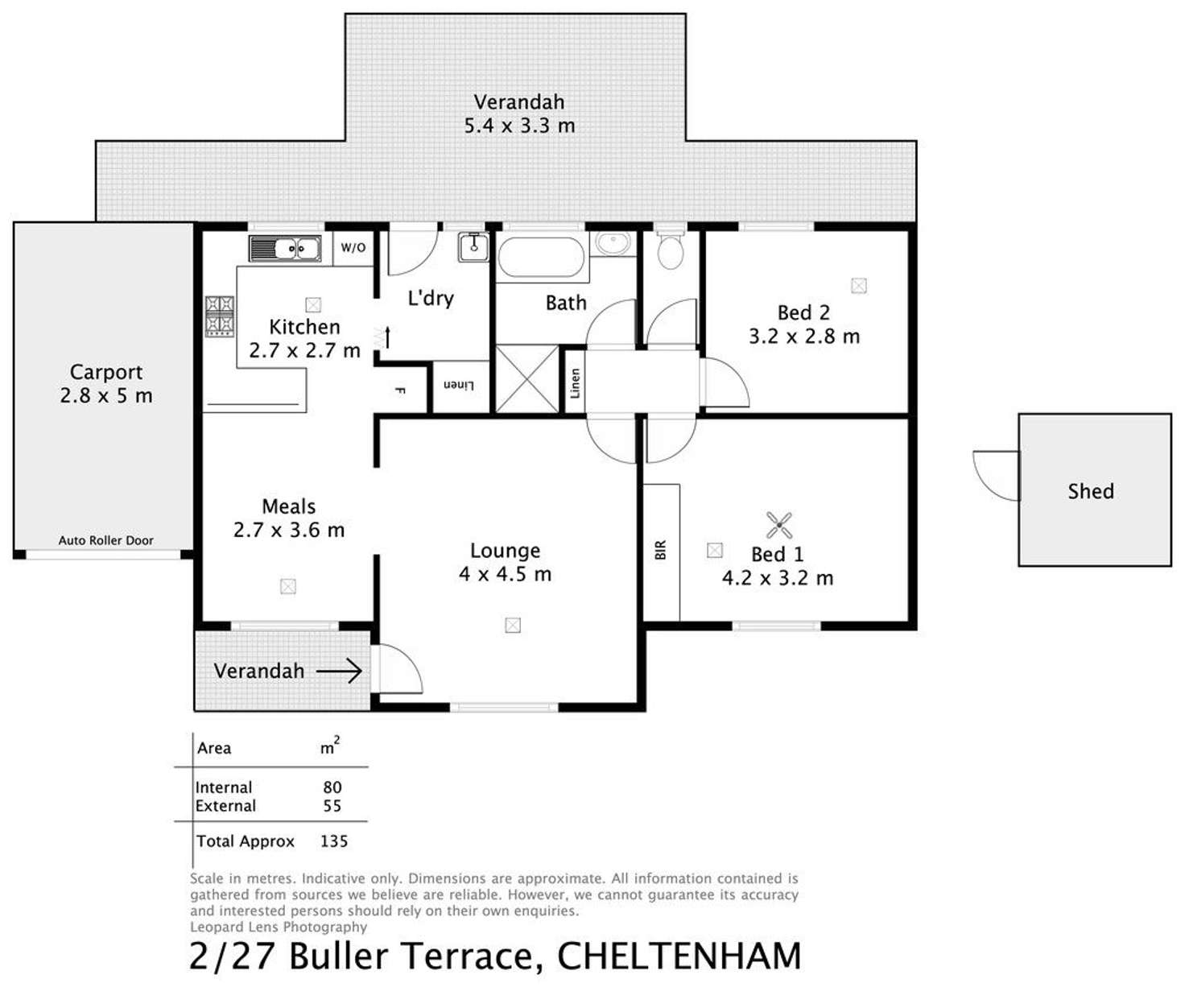 Floorplan of Homely unit listing, 2/27 Buller Terrace, Cheltenham SA 5014