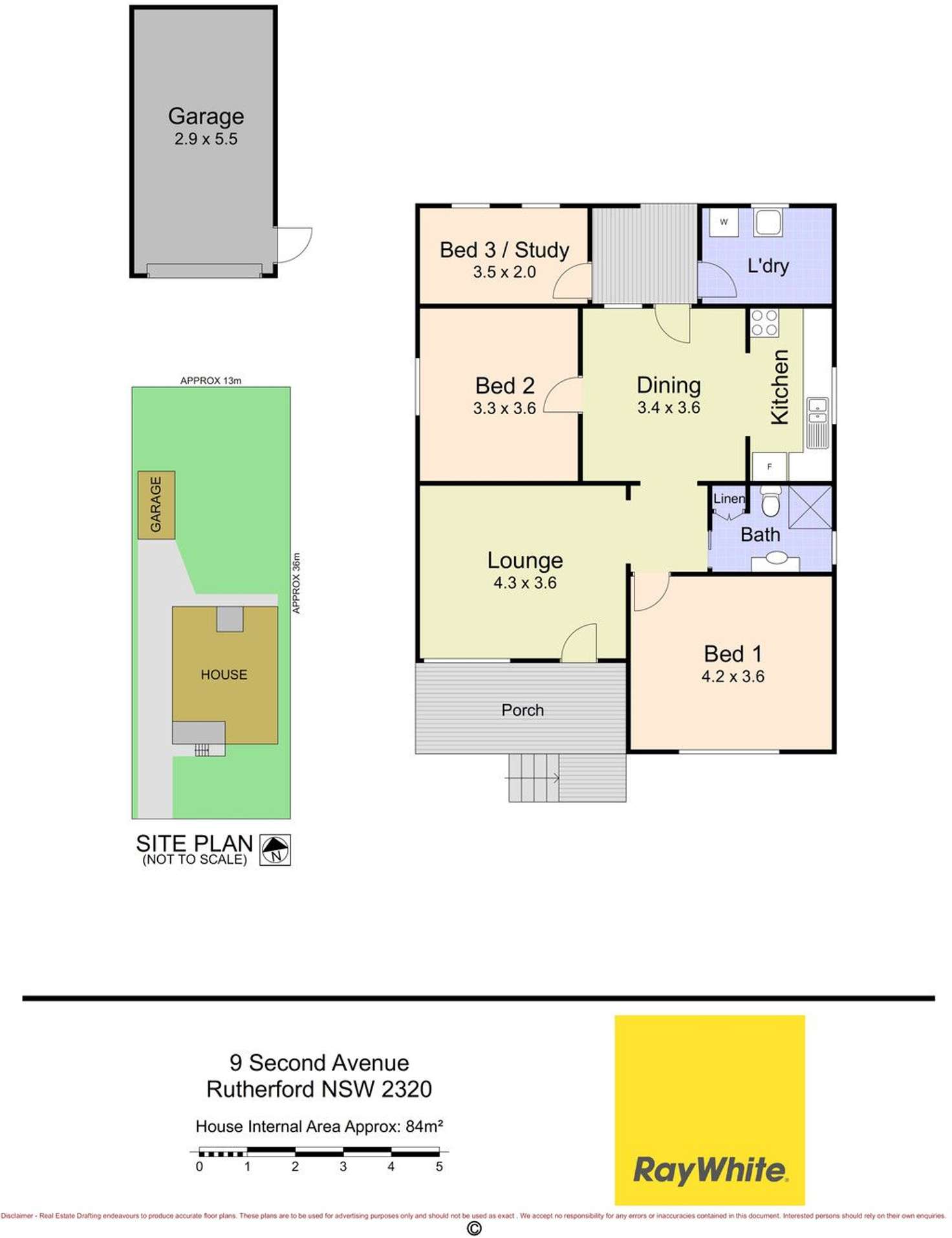 Floorplan of Homely house listing, 9 Second Avenue, Rutherford NSW 2320