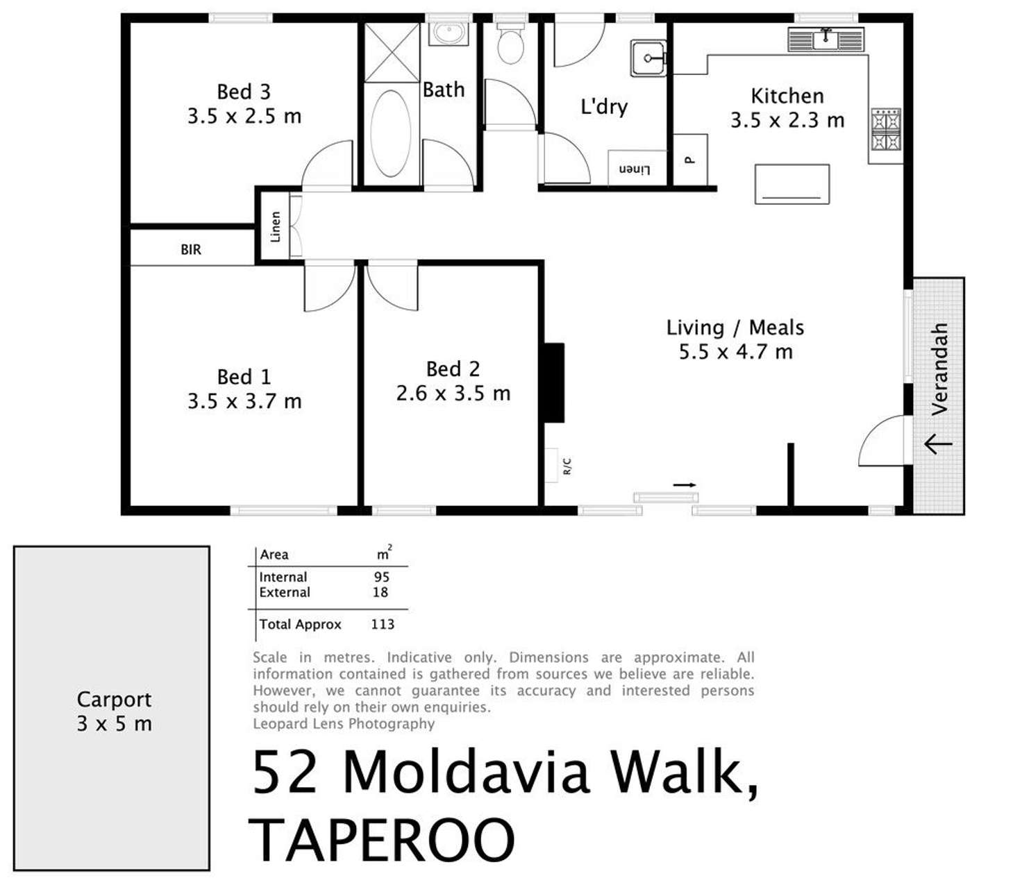 Floorplan of Homely house listing, 52 Moldavia Walk, Taperoo SA 5017