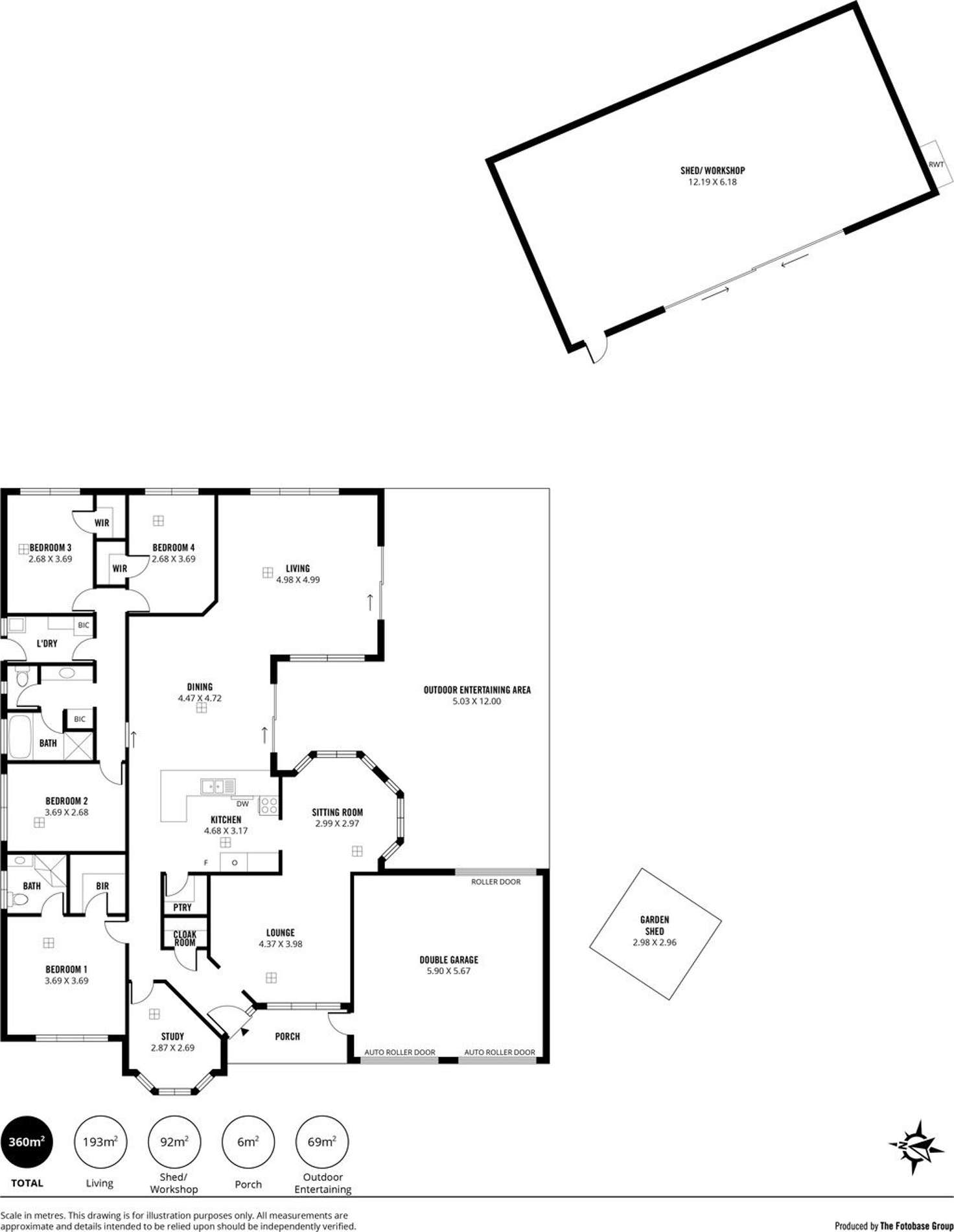 Floorplan of Homely house listing, 12 Keefe Close, Littlehampton SA 5250