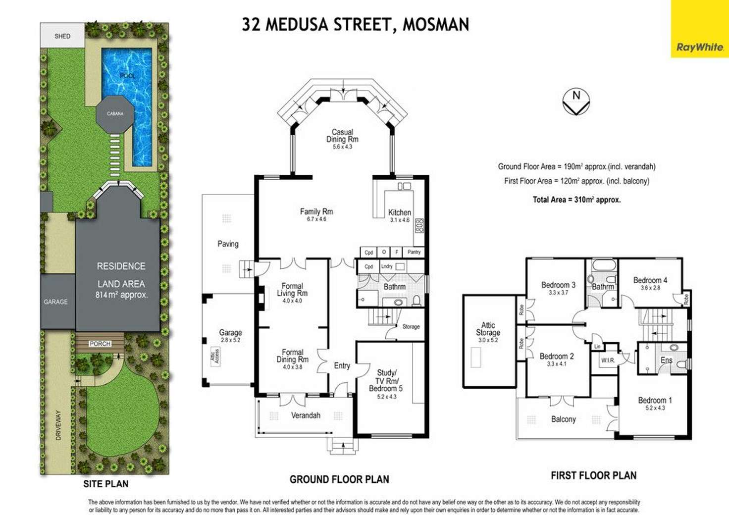 Floorplan of Homely house listing, 32 Medusa Street, Mosman NSW 2088