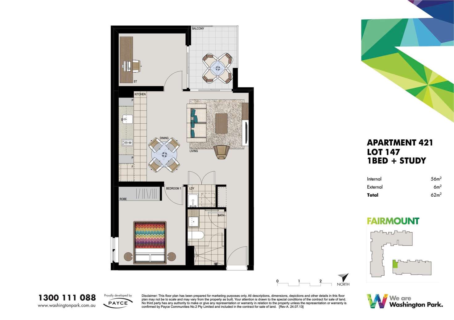 Floorplan of Homely apartment listing, 421/1 Vermont Crescent, Riverwood NSW 2210