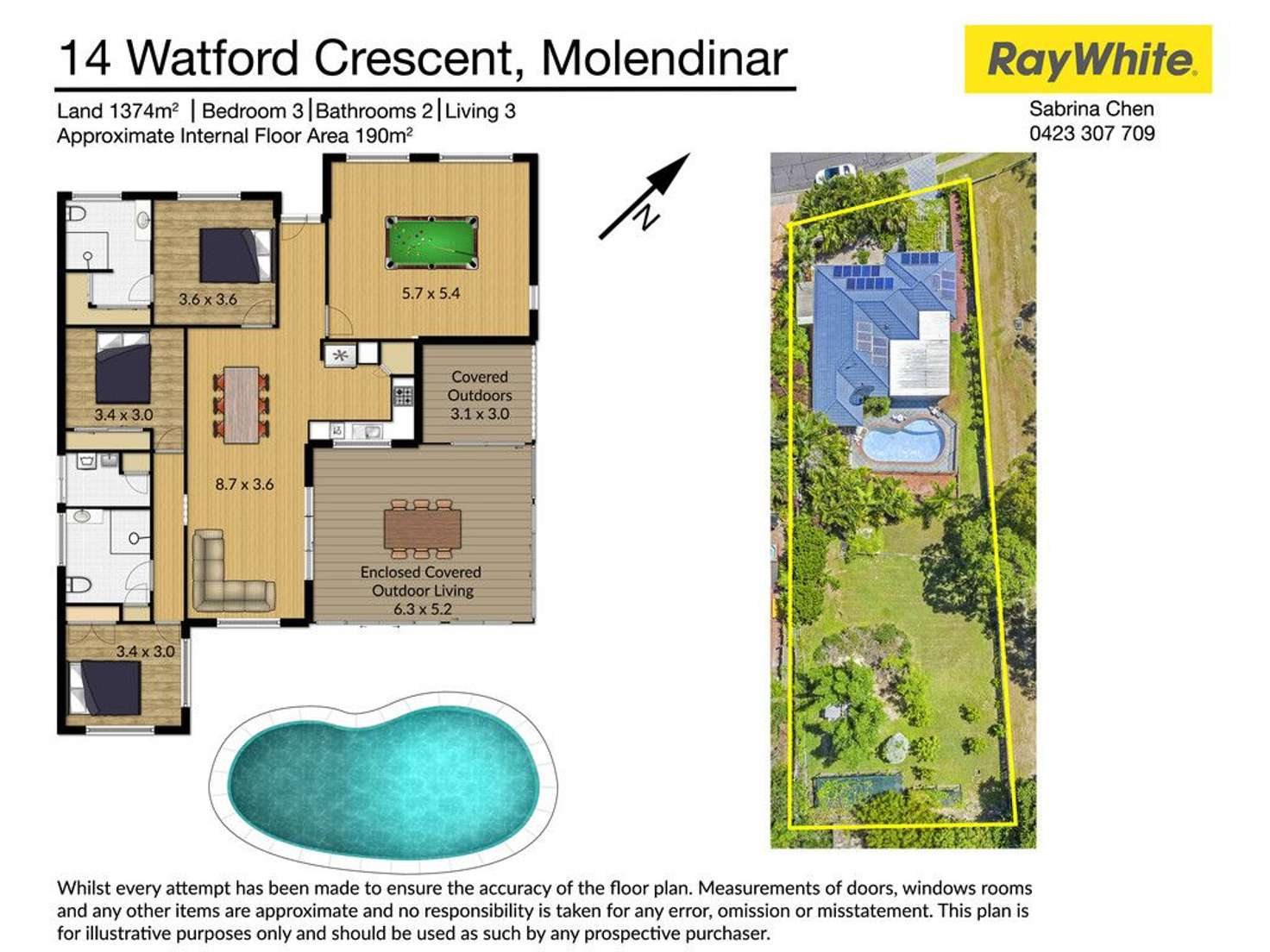 Floorplan of Homely house listing, 14 Watford Crescent, Molendinar QLD 4214