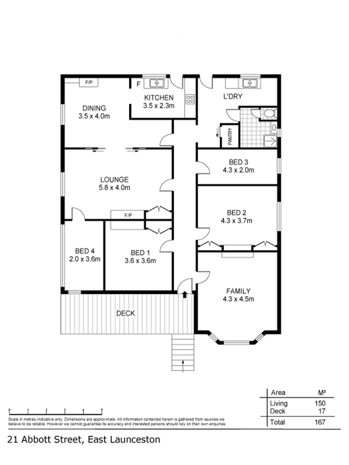 Floorplan of Homely house listing, 21 Abbott Street, East Launceston TAS 7250
