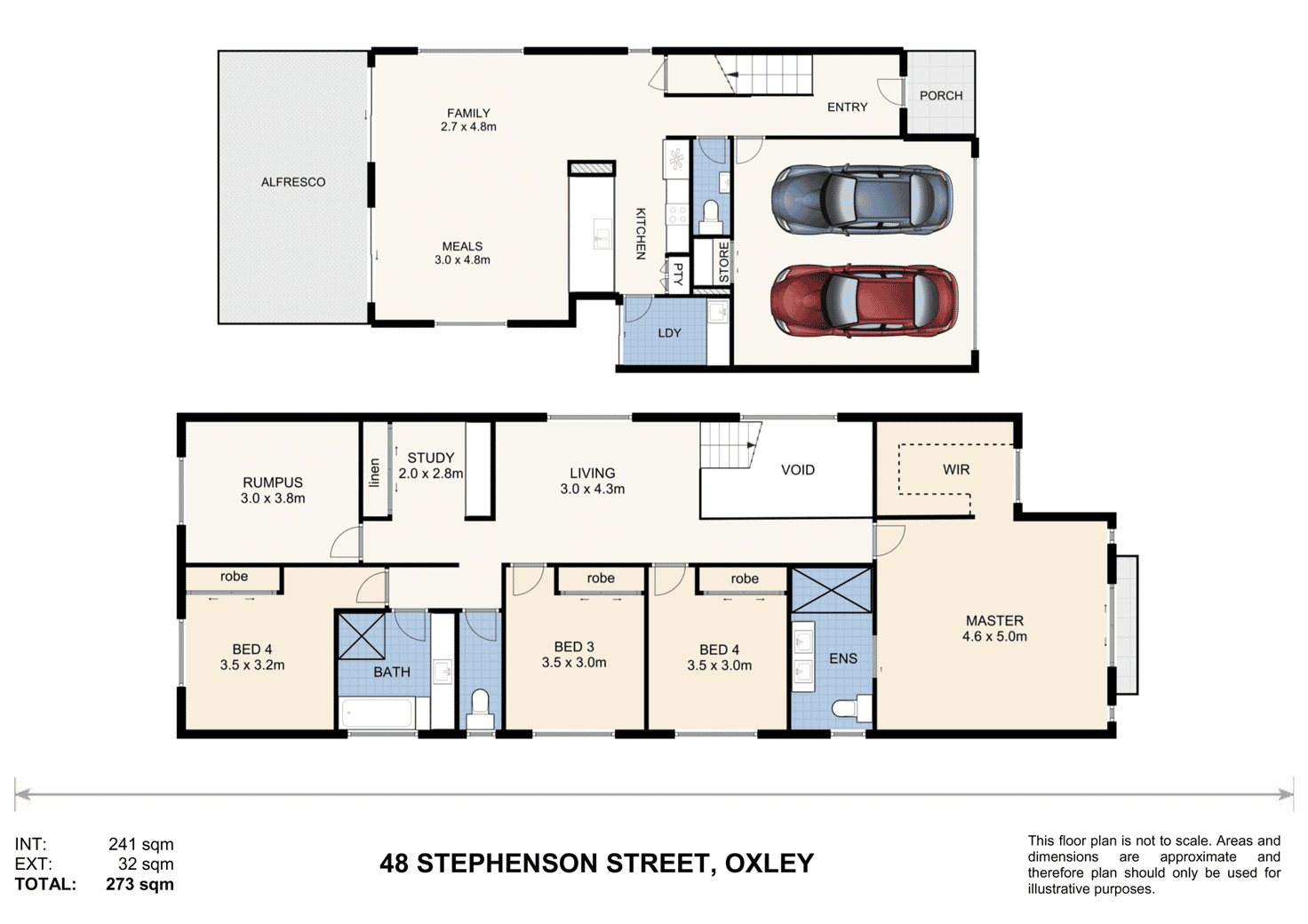 Floorplan of Homely house listing, 48 Stephenson Street, Oxley QLD 4075