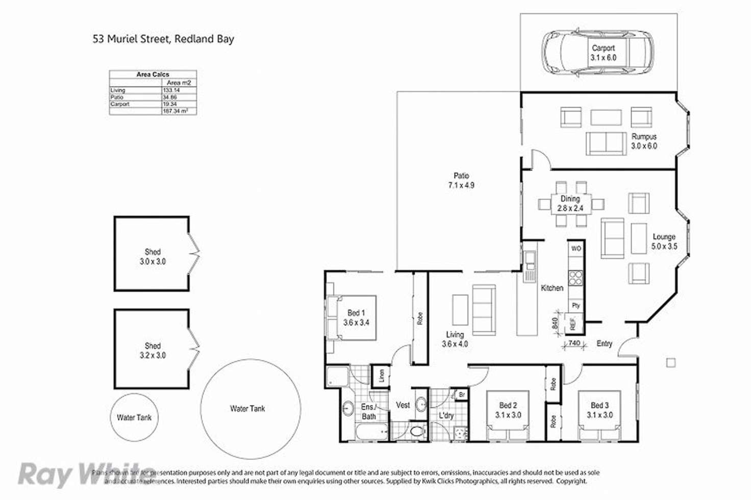 Floorplan of Homely house listing, 53 Muriel Street, Redland Bay QLD 4165