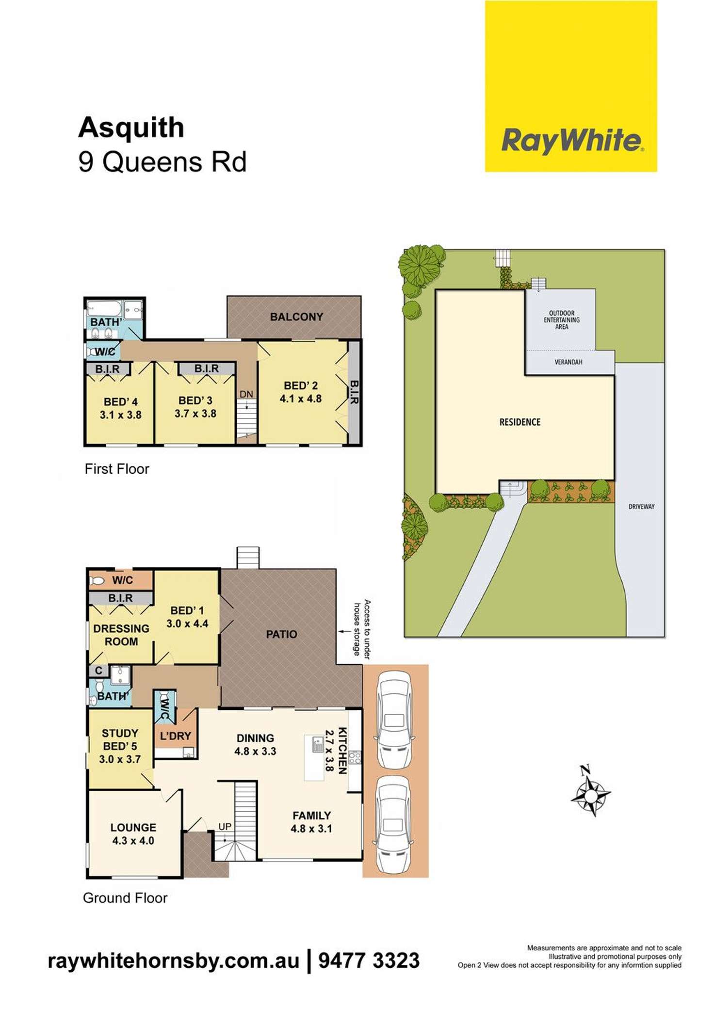 Floorplan of Homely house listing, 9 Queens Road, Asquith NSW 2077