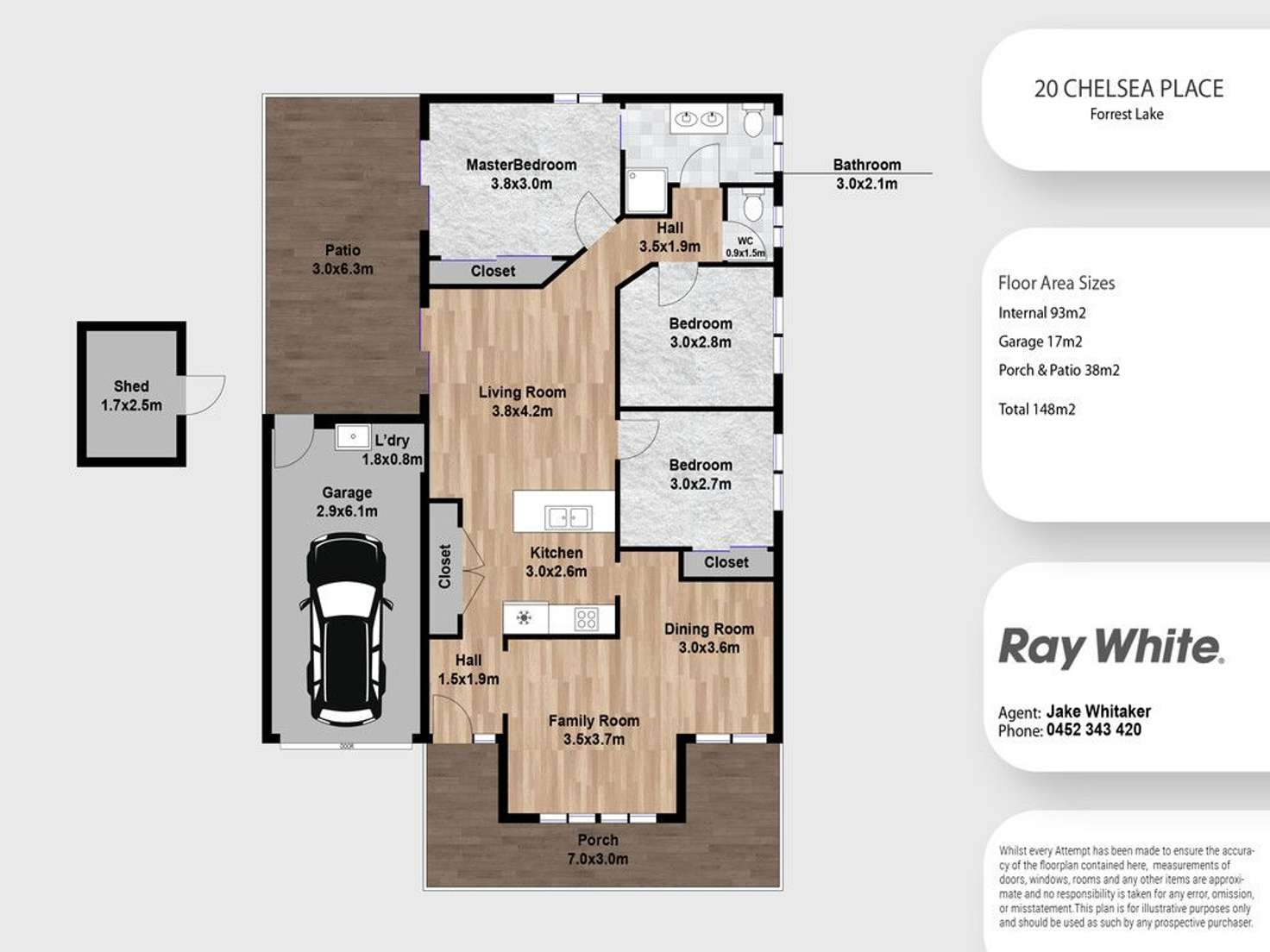 Floorplan of Homely house listing, 20 Chelsea Place, Forest Lake QLD 4078