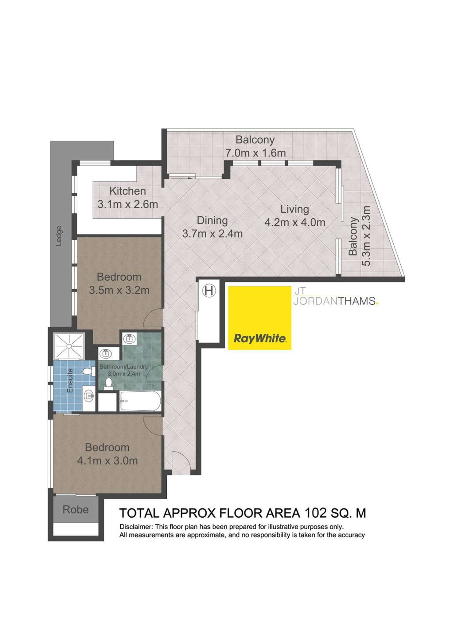 Floorplan of Homely apartment listing, 10 Vista Street, Surfers Paradise QLD 4217
