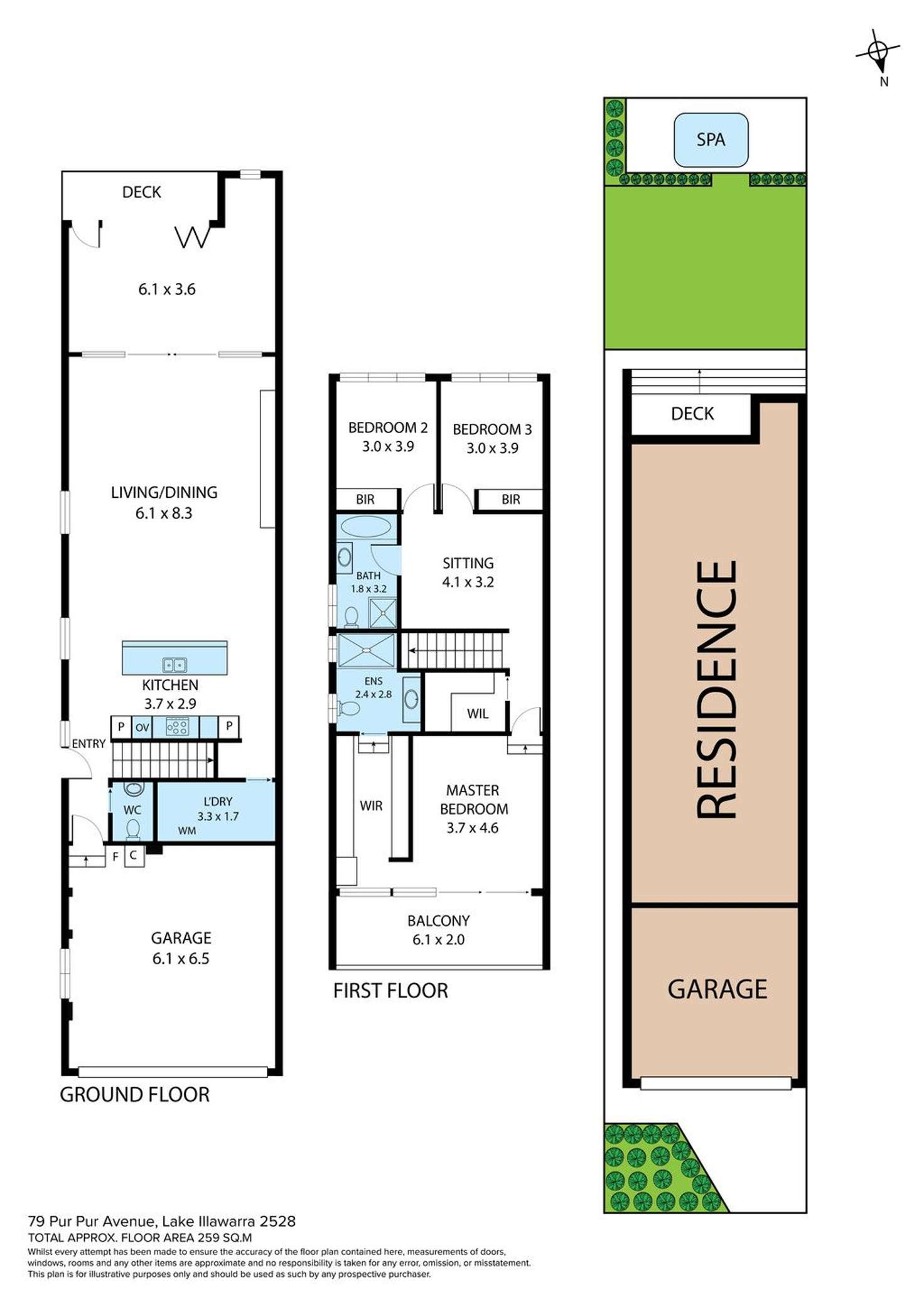 Floorplan of Homely house listing, 79 Pur Pur Avenue, Lake Illawarra NSW 2528
