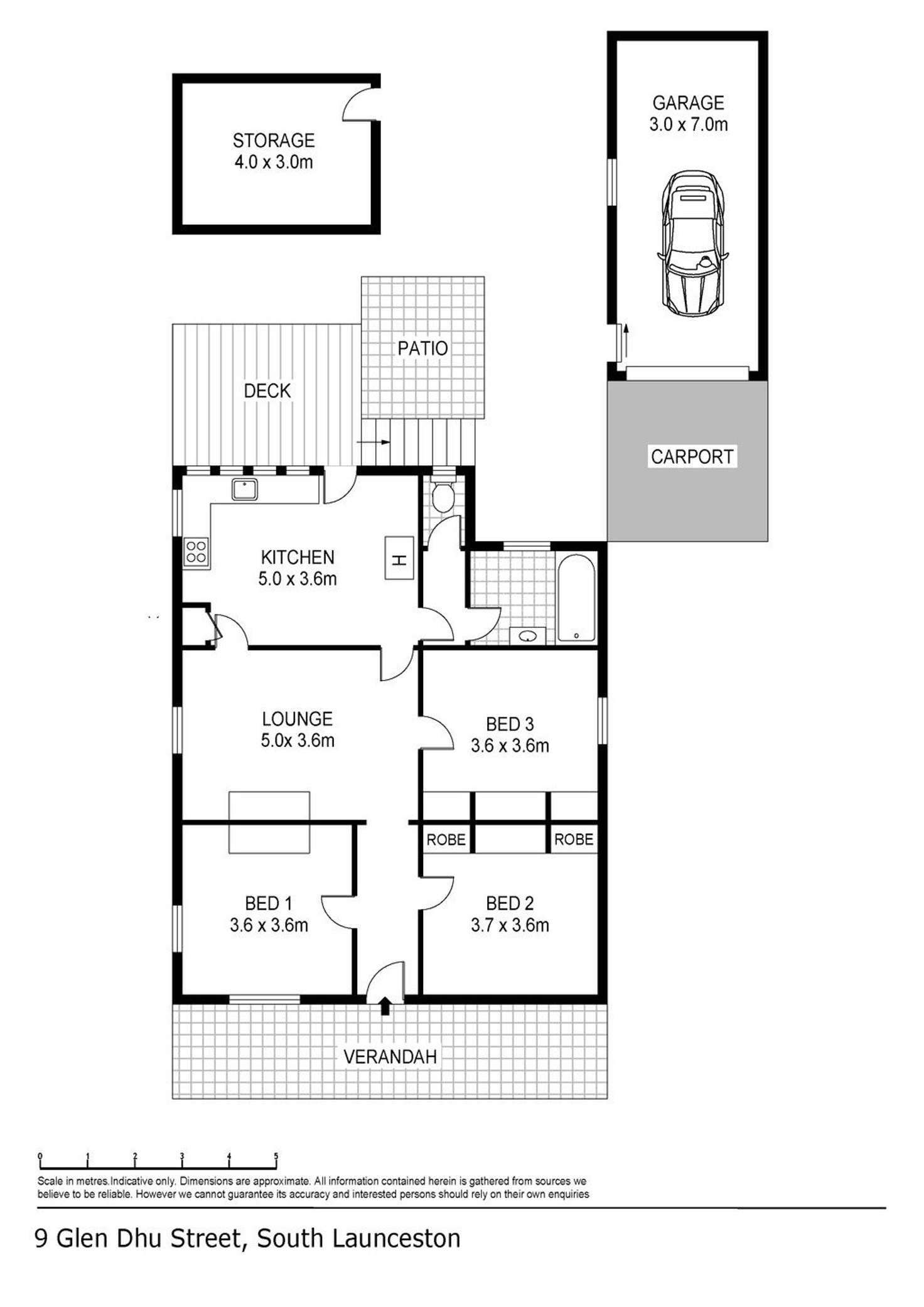 Floorplan of Homely house listing, 9 Glen Dhu Street, South Launceston TAS 7249