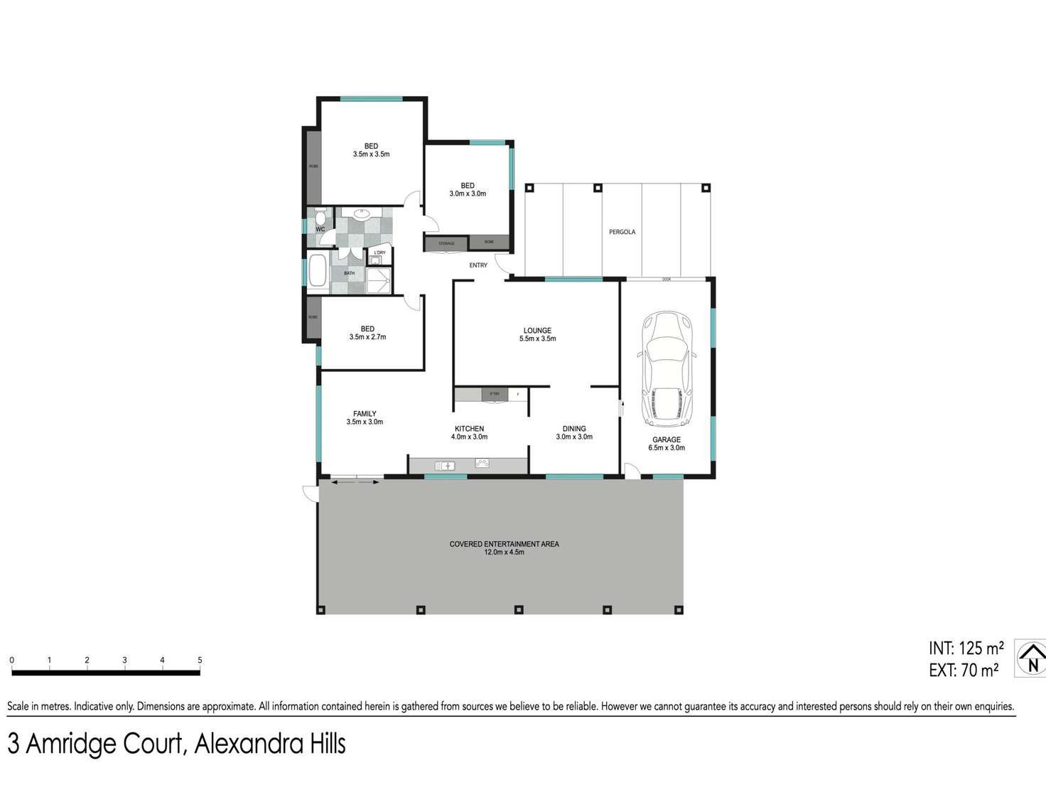 Floorplan of Homely house listing, 3 Amridge Court, Alexandra Hills QLD 4161