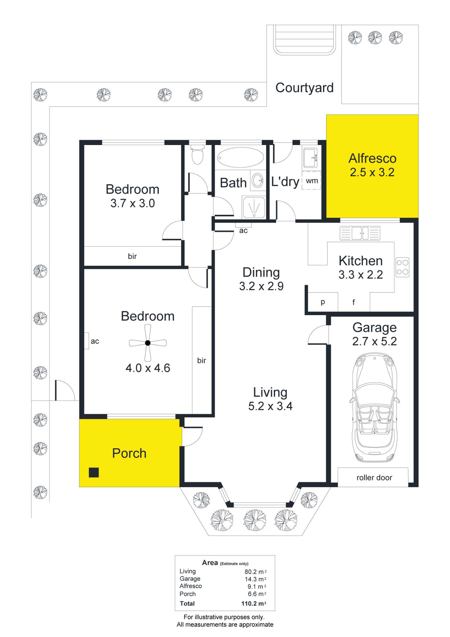 Floorplan of Homely unit listing, 4/537 Cross Road, Plympton SA 5038