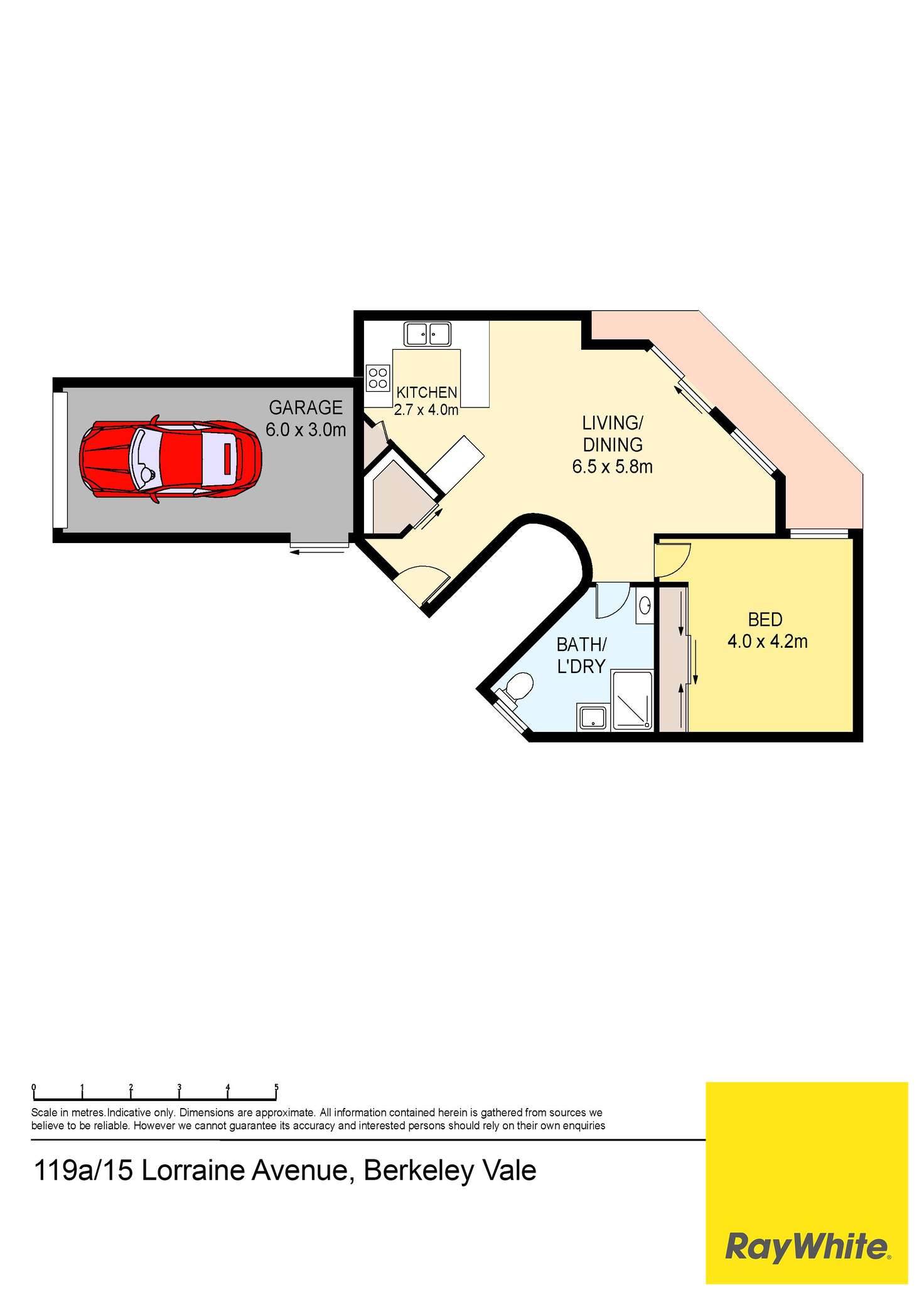 Floorplan of Homely house listing, 119a/15 Lorraine Avenue, Berkeley Vale NSW 2261
