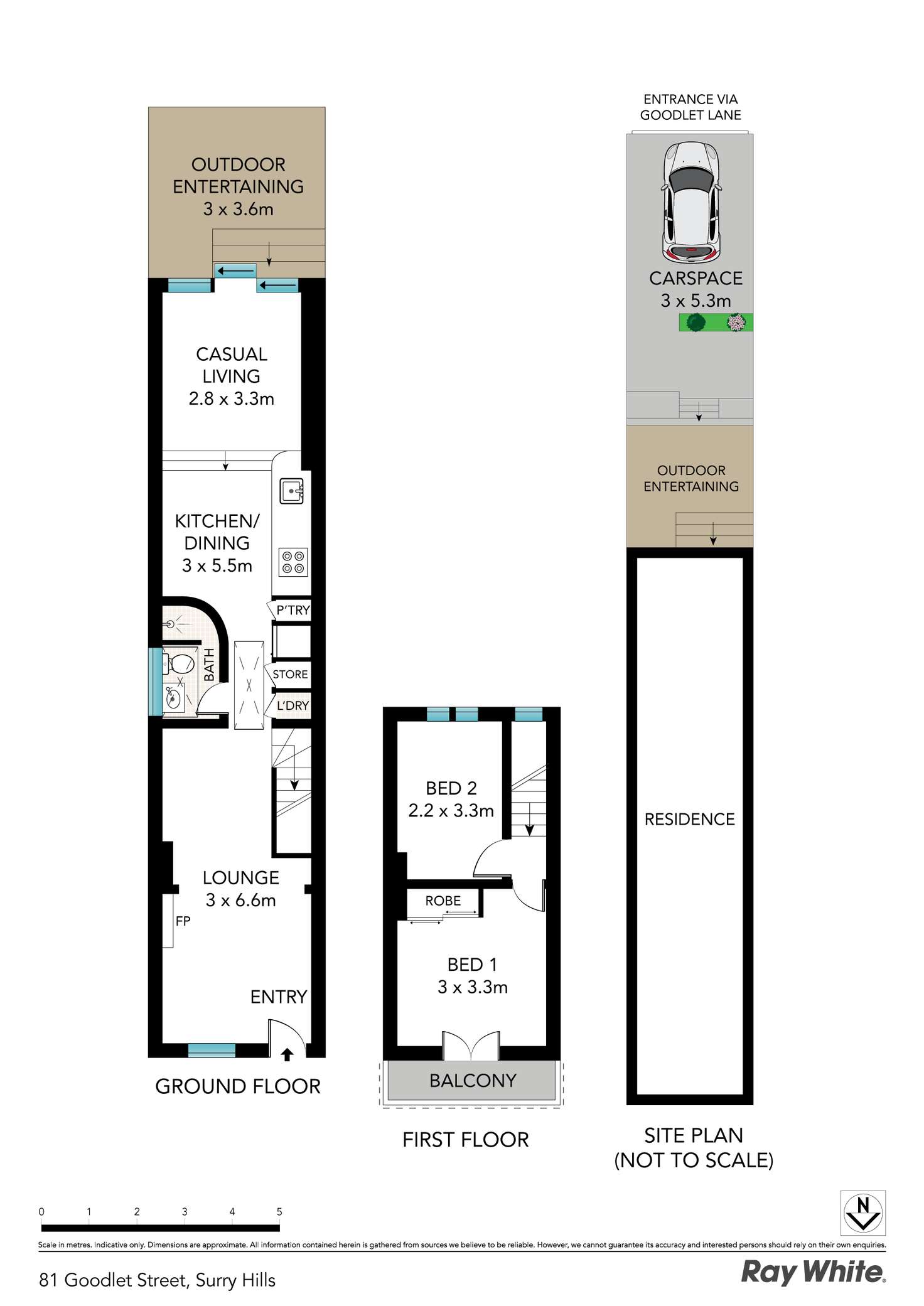 Floorplan of Homely house listing, 81 Goodlet Street, Surry Hills NSW 2010