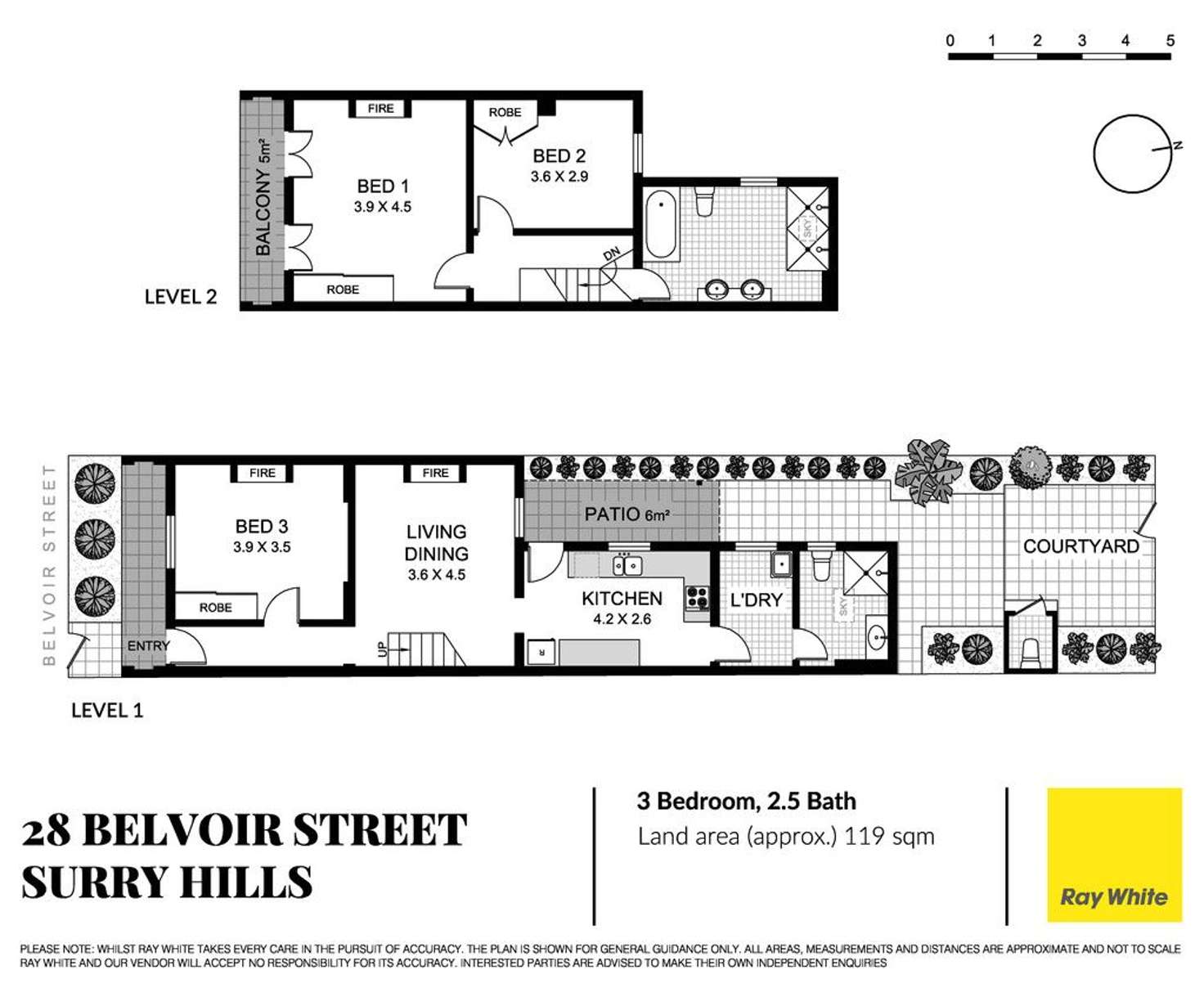 Floorplan of Homely terrace listing, 28 Belvoir Street, Surry Hills NSW 2010