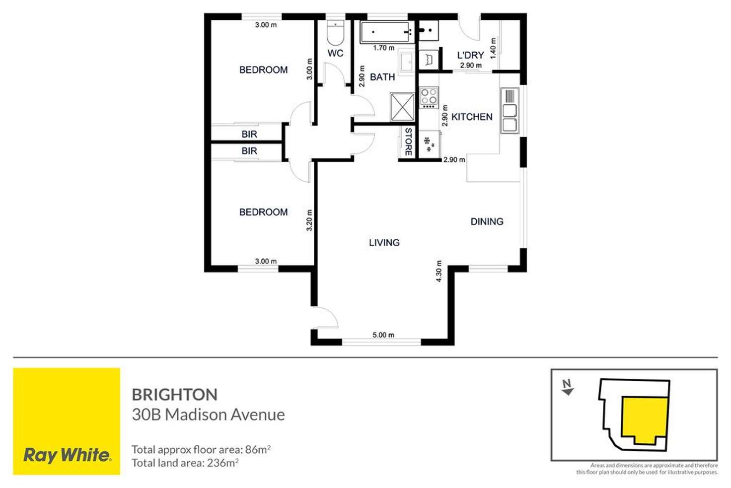Floorplan of Homely townhouse listing, 2/30 Madison Avenue, Brighton TAS 7030