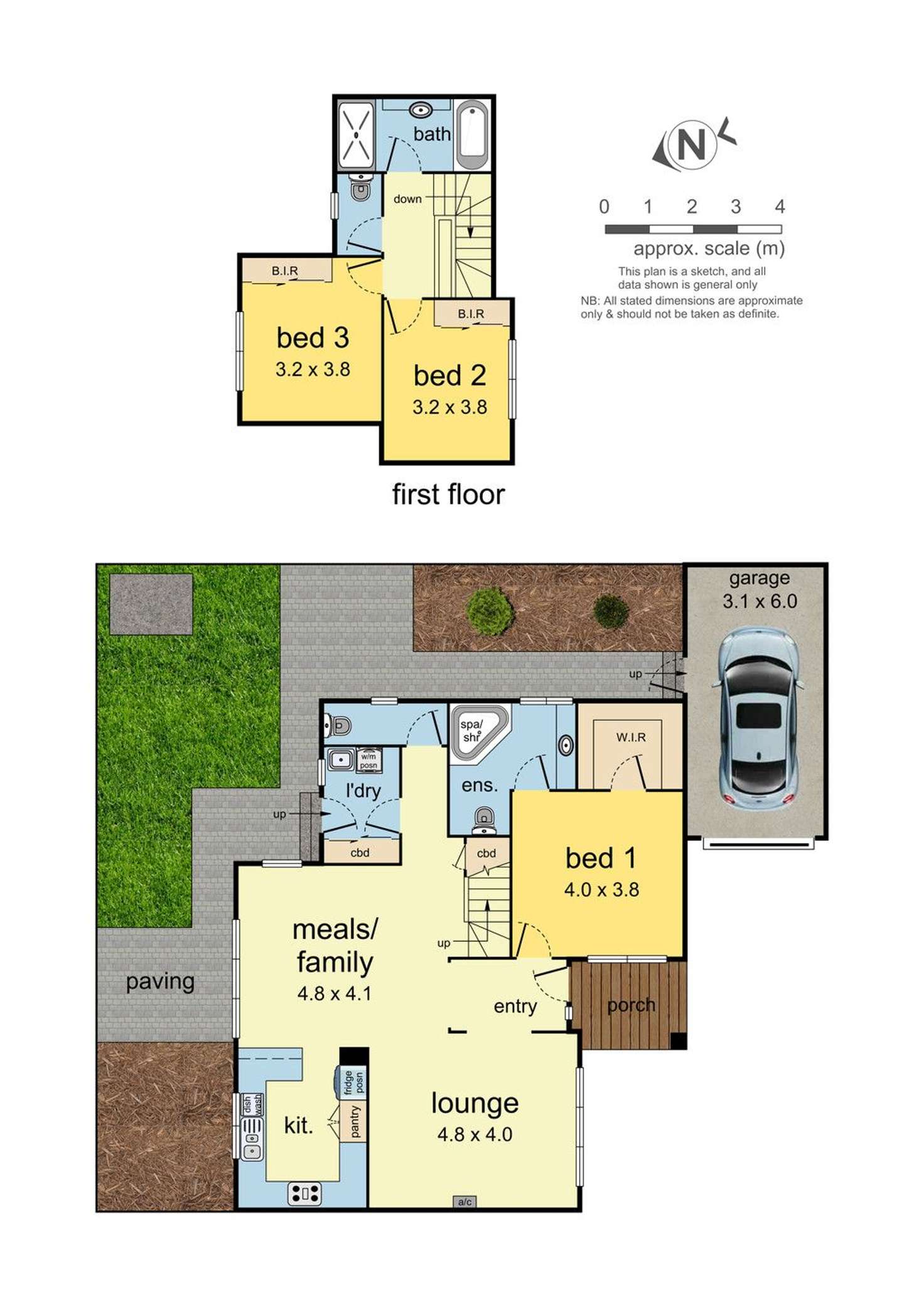 Floorplan of Homely townhouse listing, 2/766-768 Springvale Road, Mulgrave VIC 3170