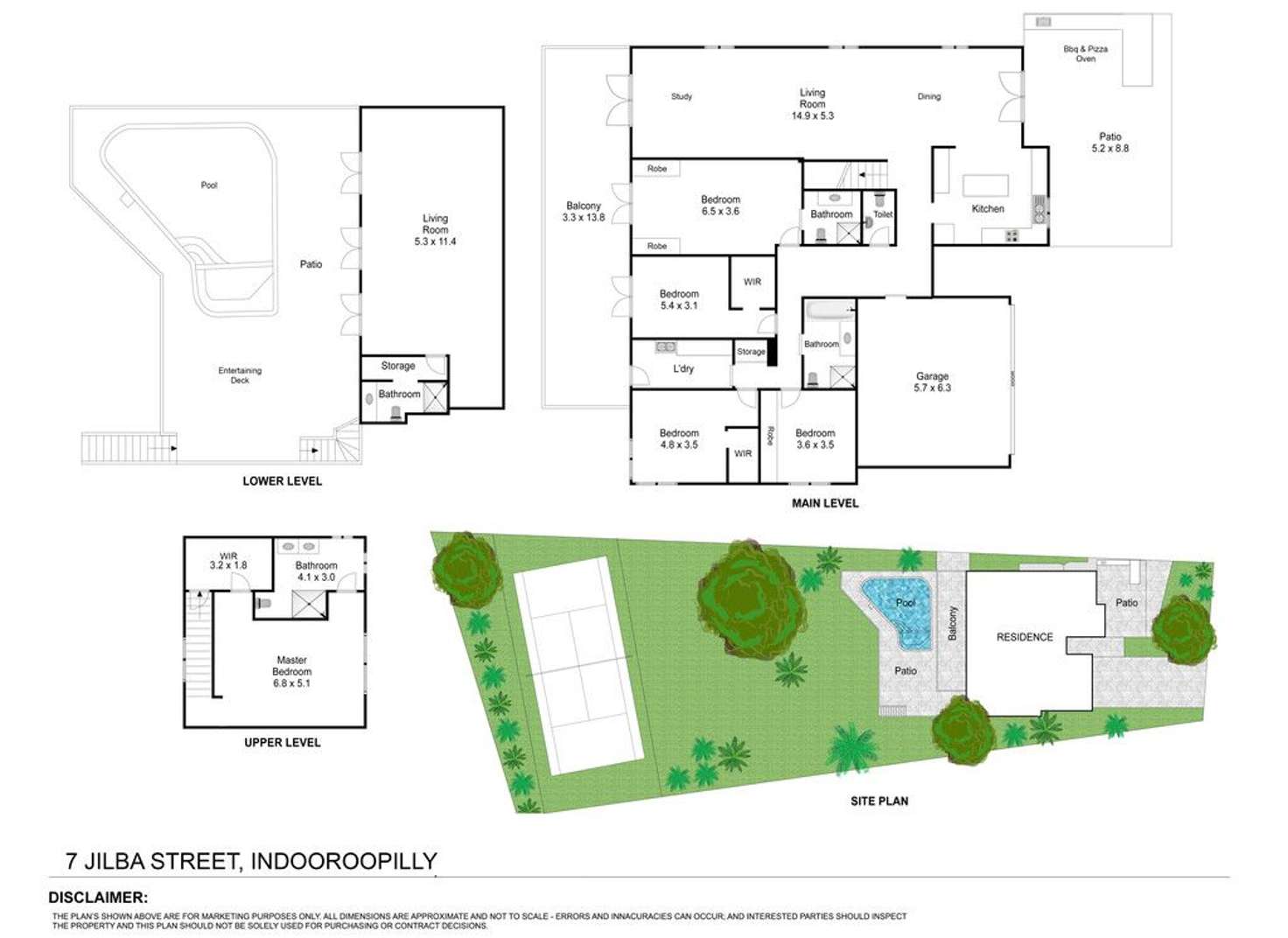 Floorplan of Homely house listing, 7 Jilba Street, Indooroopilly QLD 4068