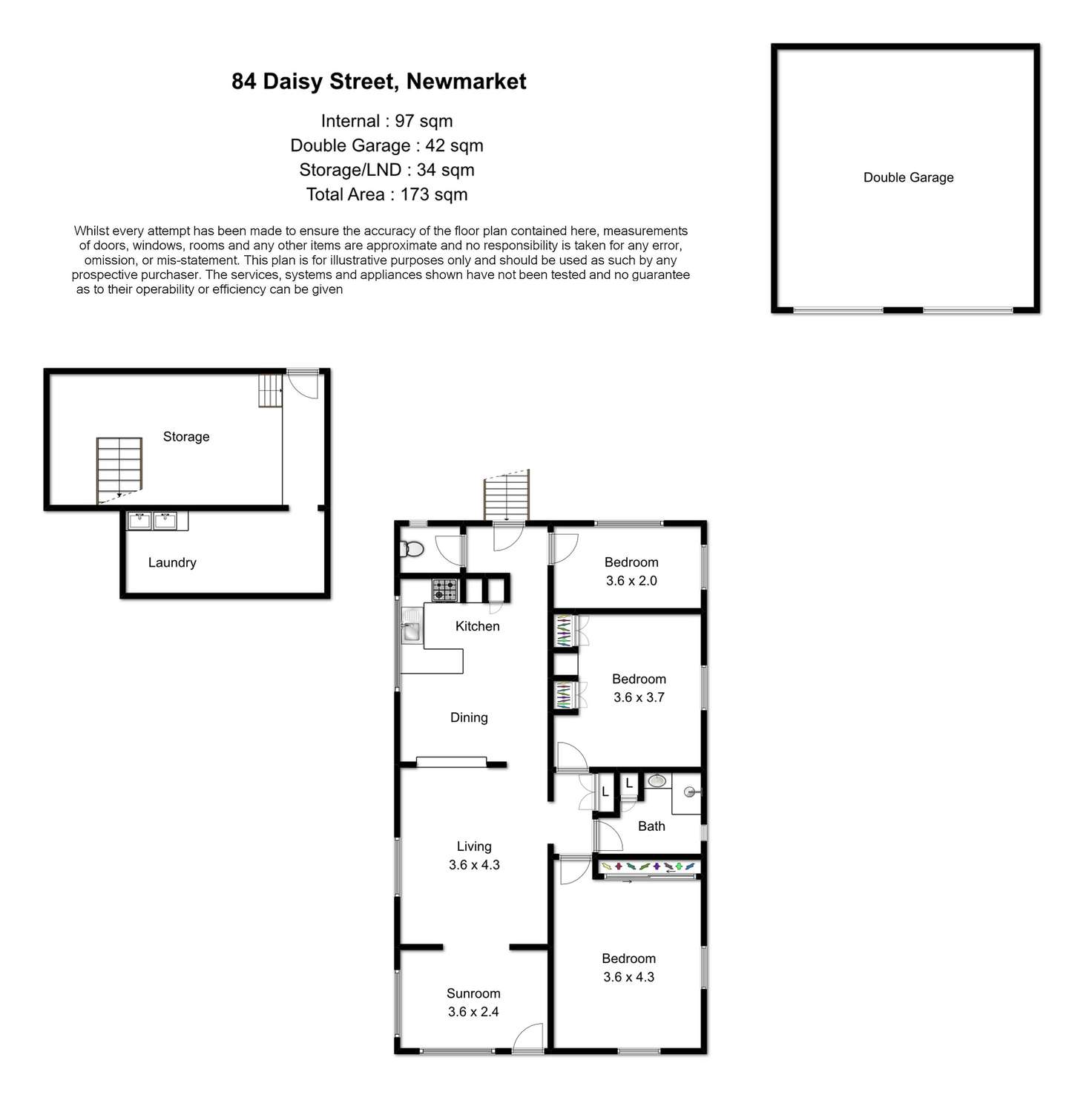 Floorplan of Homely house listing, 84 Daisy Street, Newmarket QLD 4051