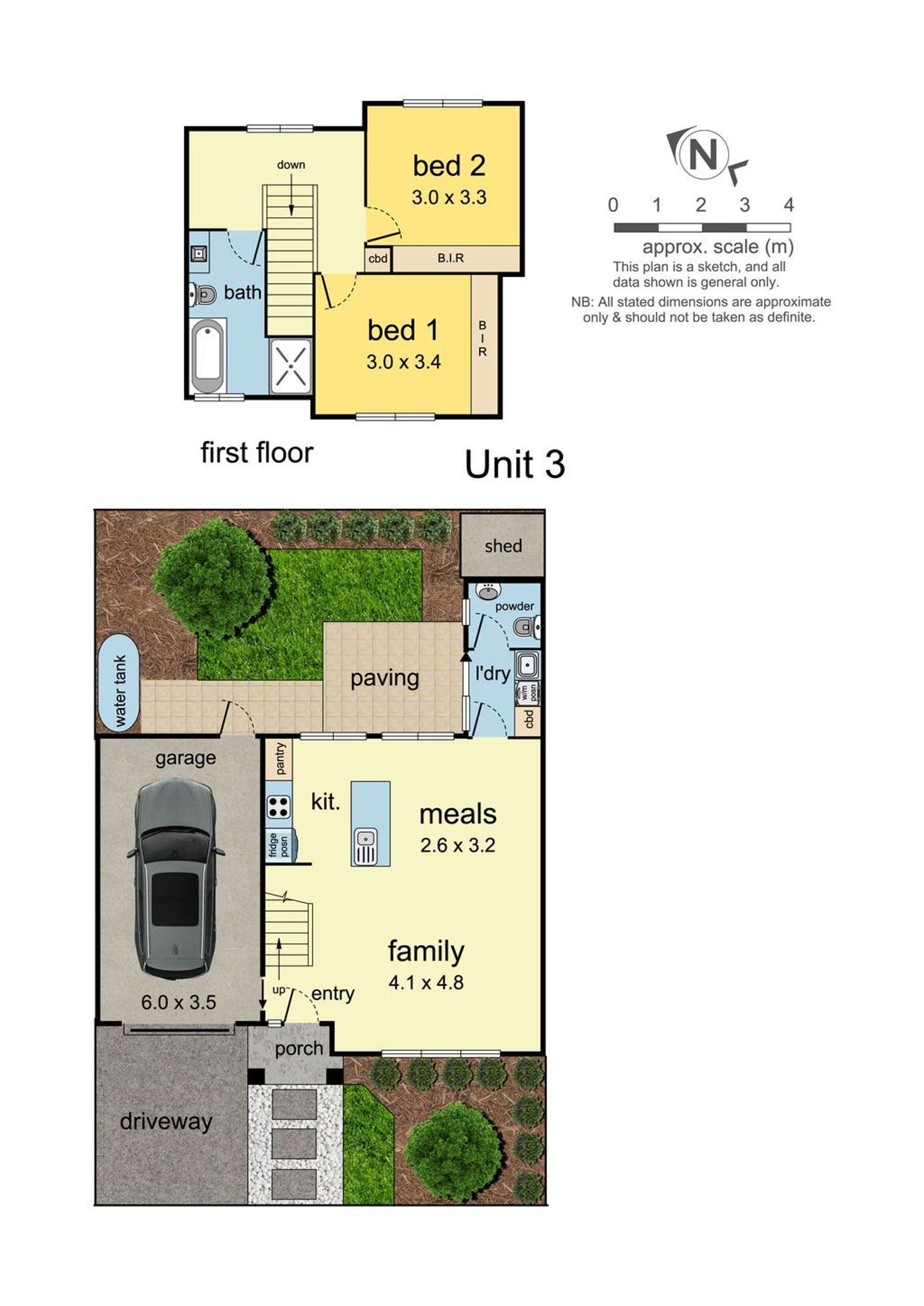 Floorplan of Homely townhouse listing, 2-4/1 Clydebank Road, Edithvale VIC 3196