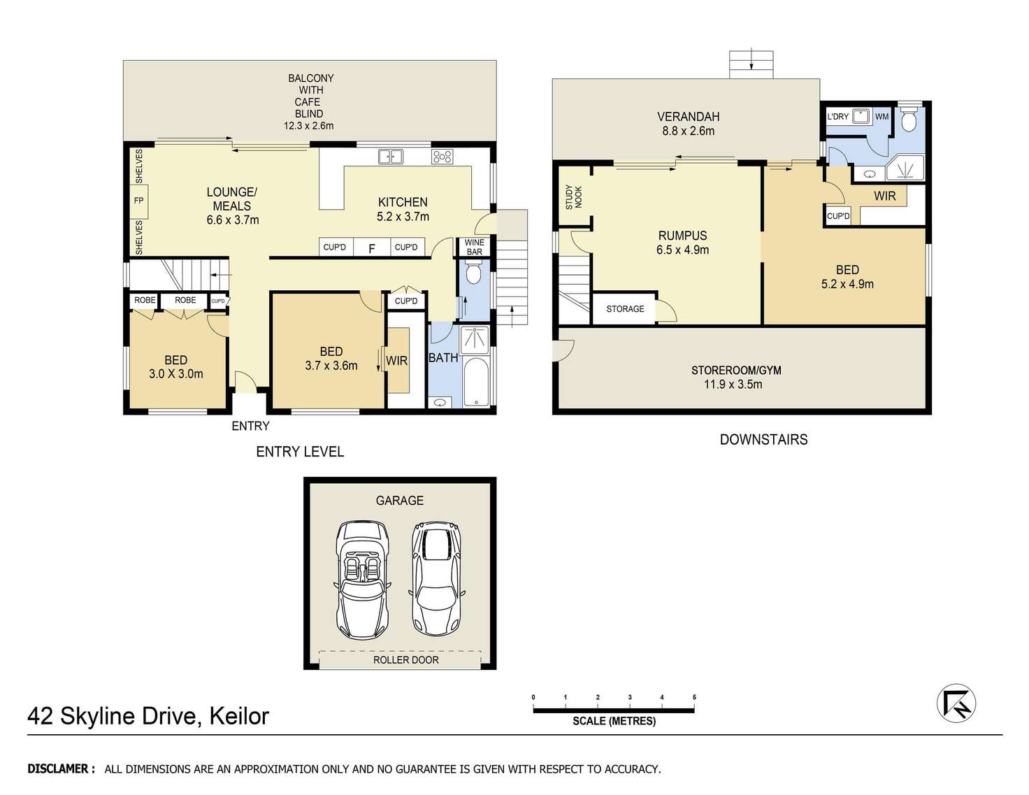 Floorplan of Homely house listing, 42 Skyline Drive, Keilor VIC 3036